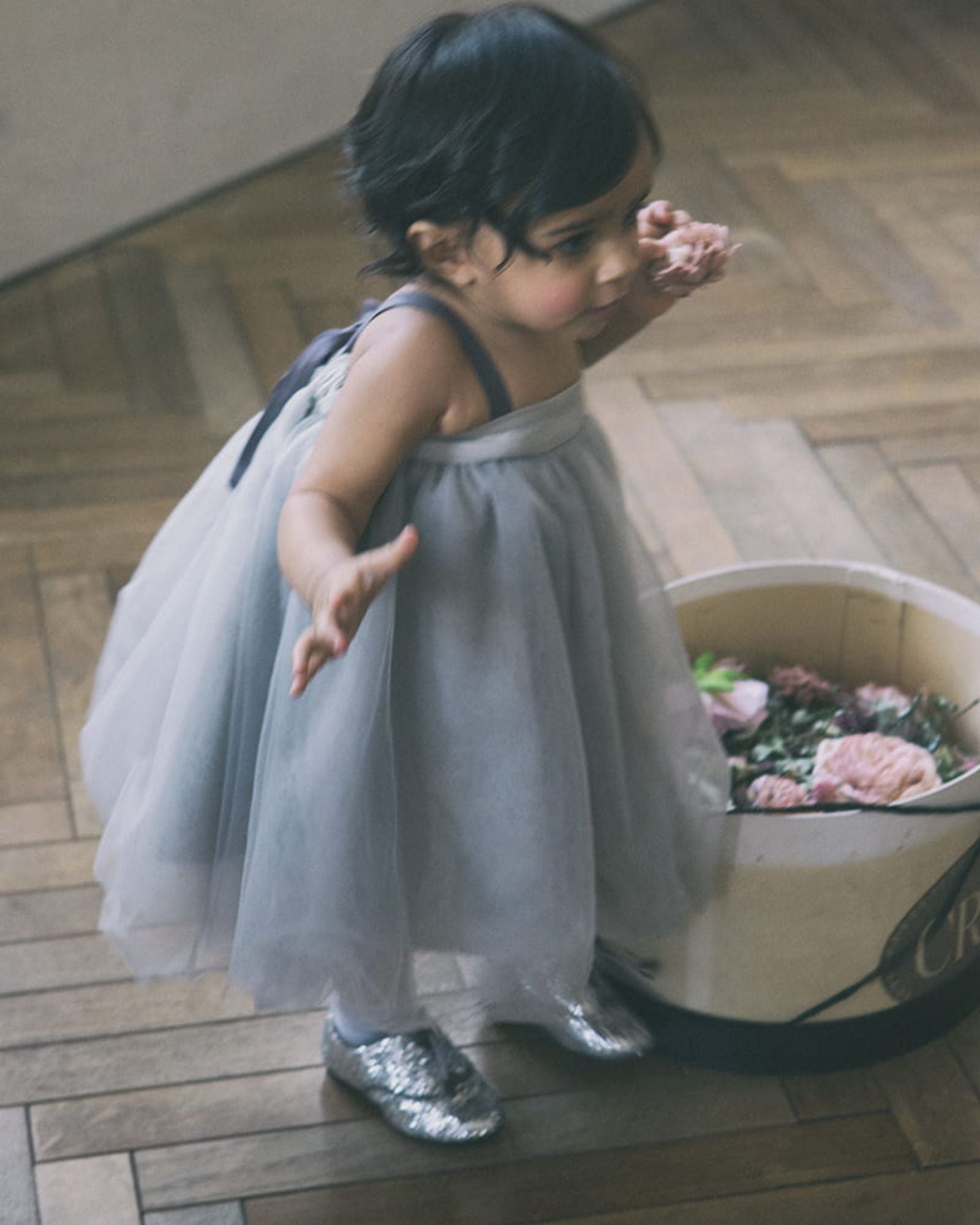 2-in-1 Tutu Skirt Dress - Ash