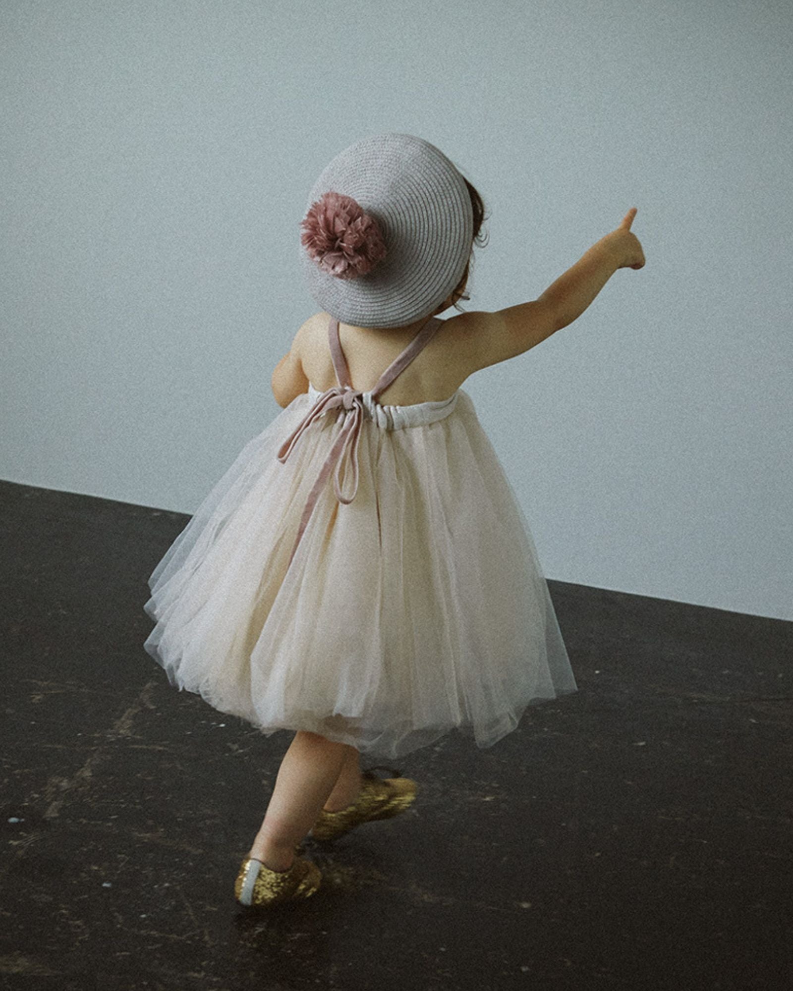 2-way Tutu Skirt Dress - Peachpuff