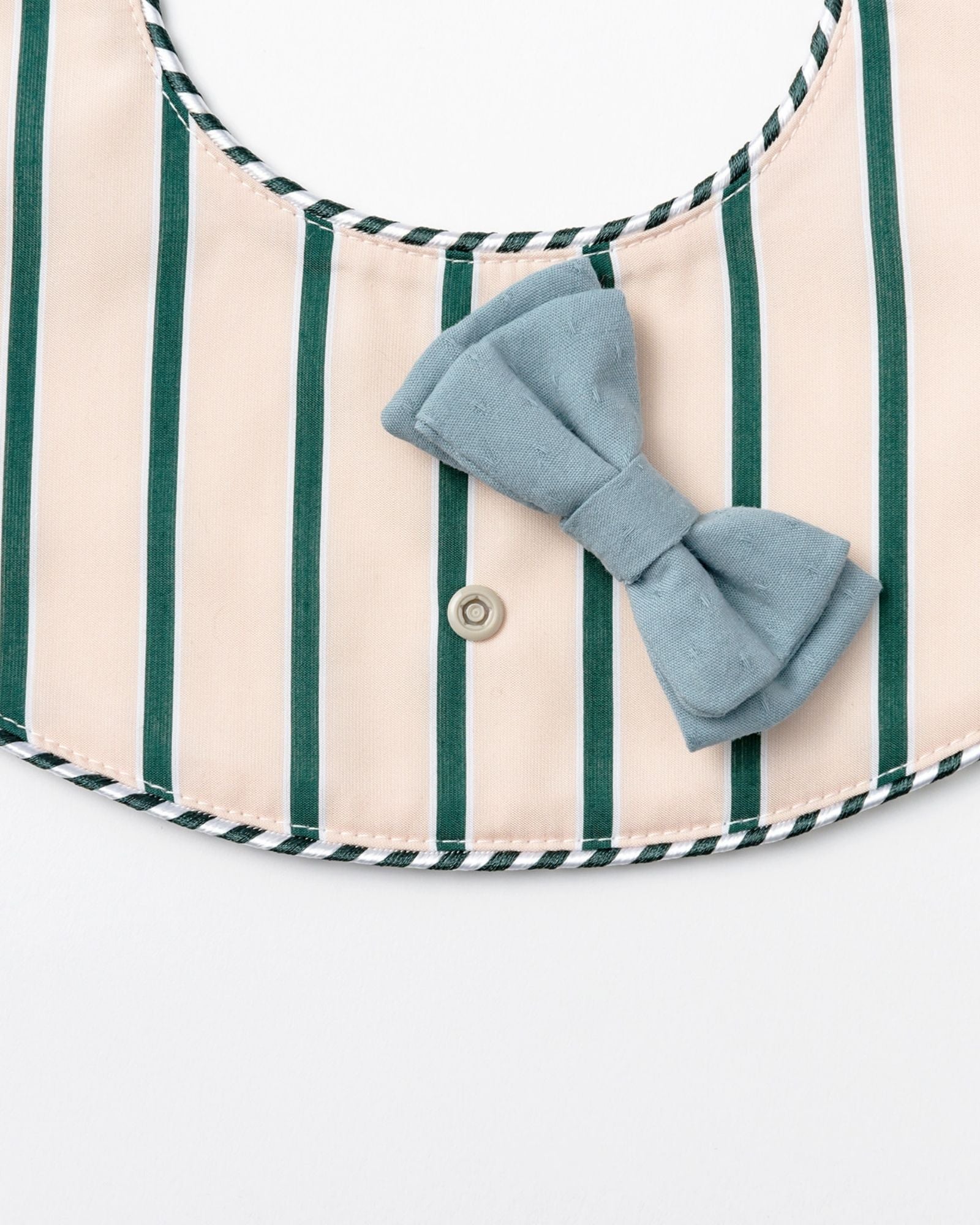 360 Baby Bib - Green Stripes