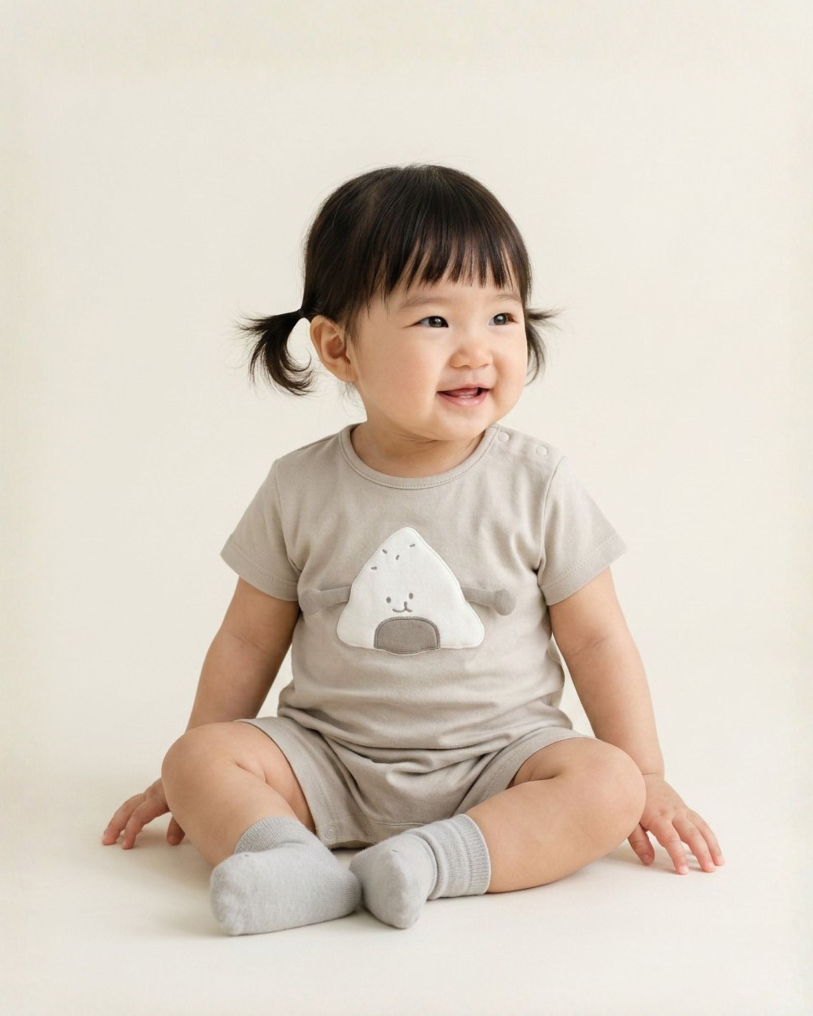 Pre-order: 3D Onigiri Baby Romper