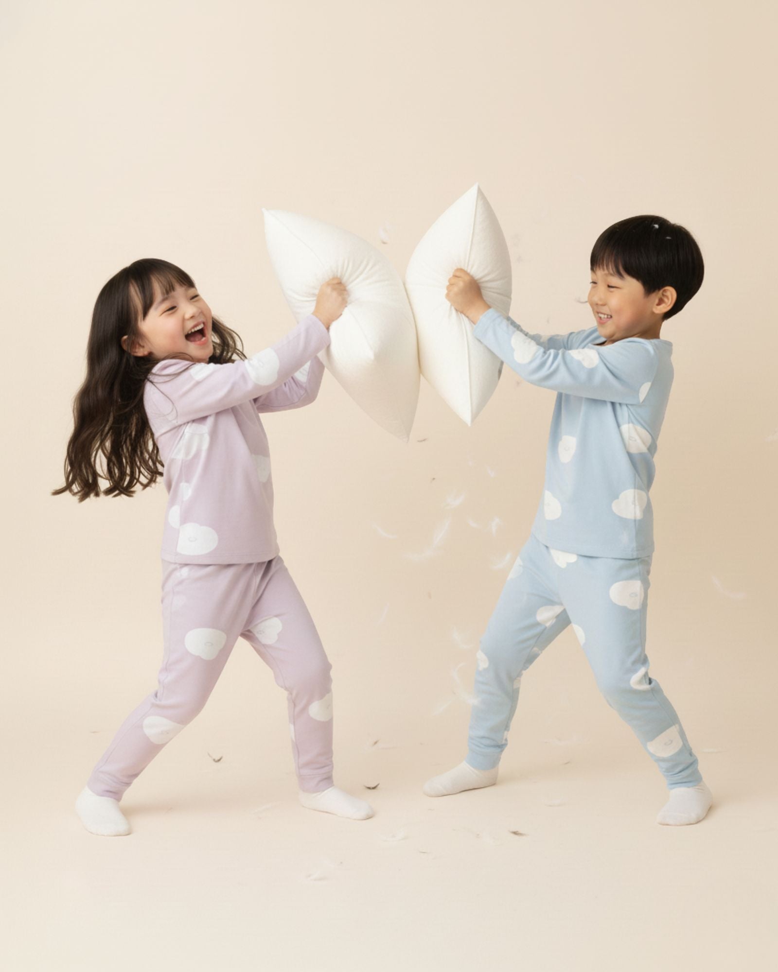 Autumn Cloud Pyjamas Set - Lilac