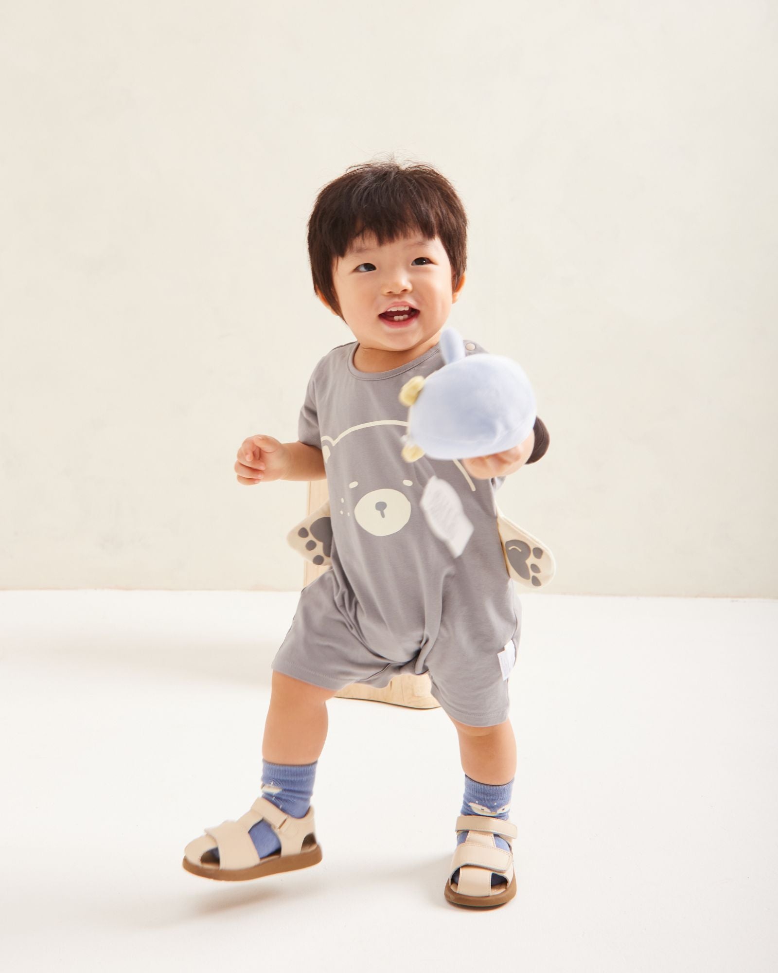 Bear Hug Baby Romper