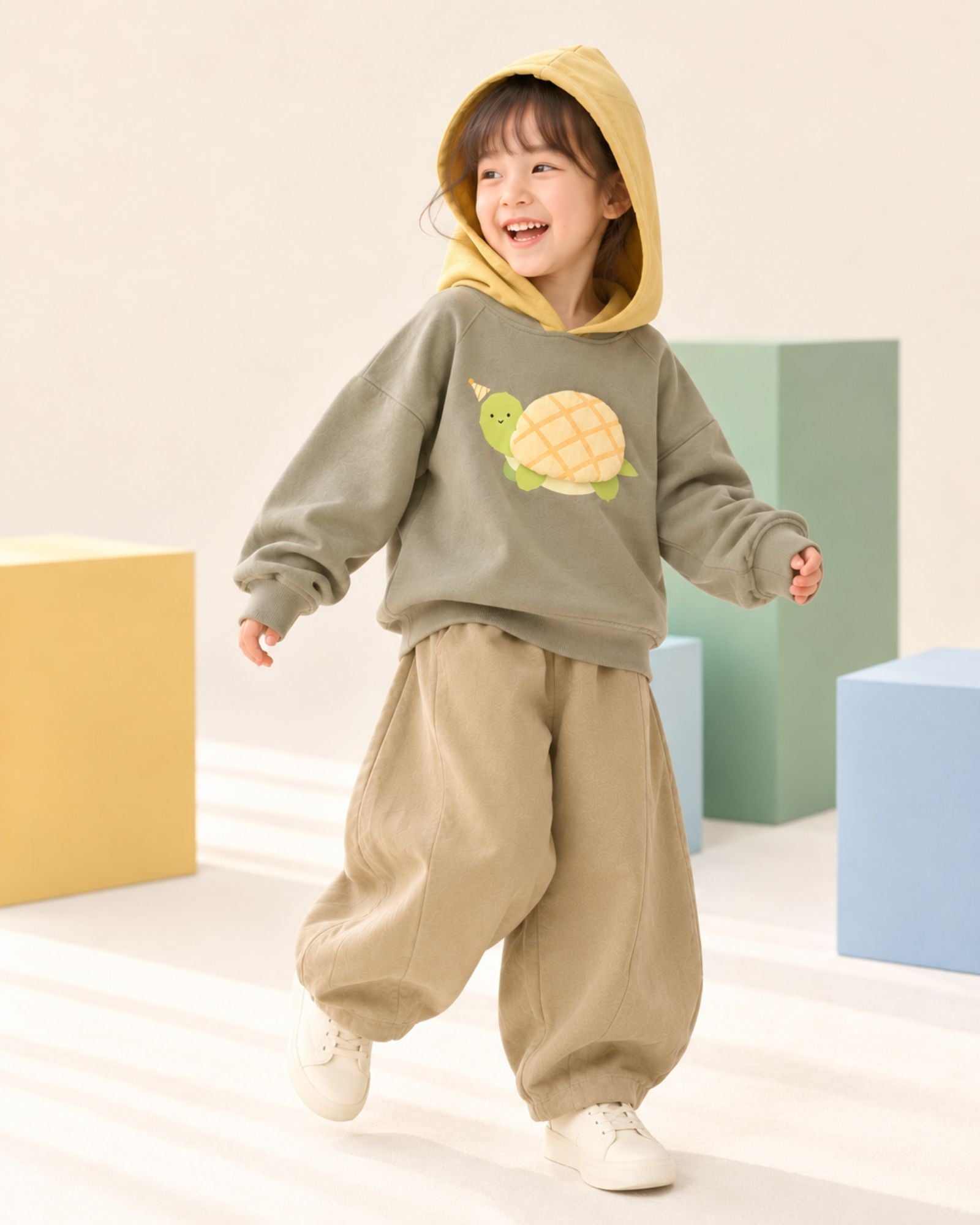 Pre-order: Khaki Balloon Kids Pants