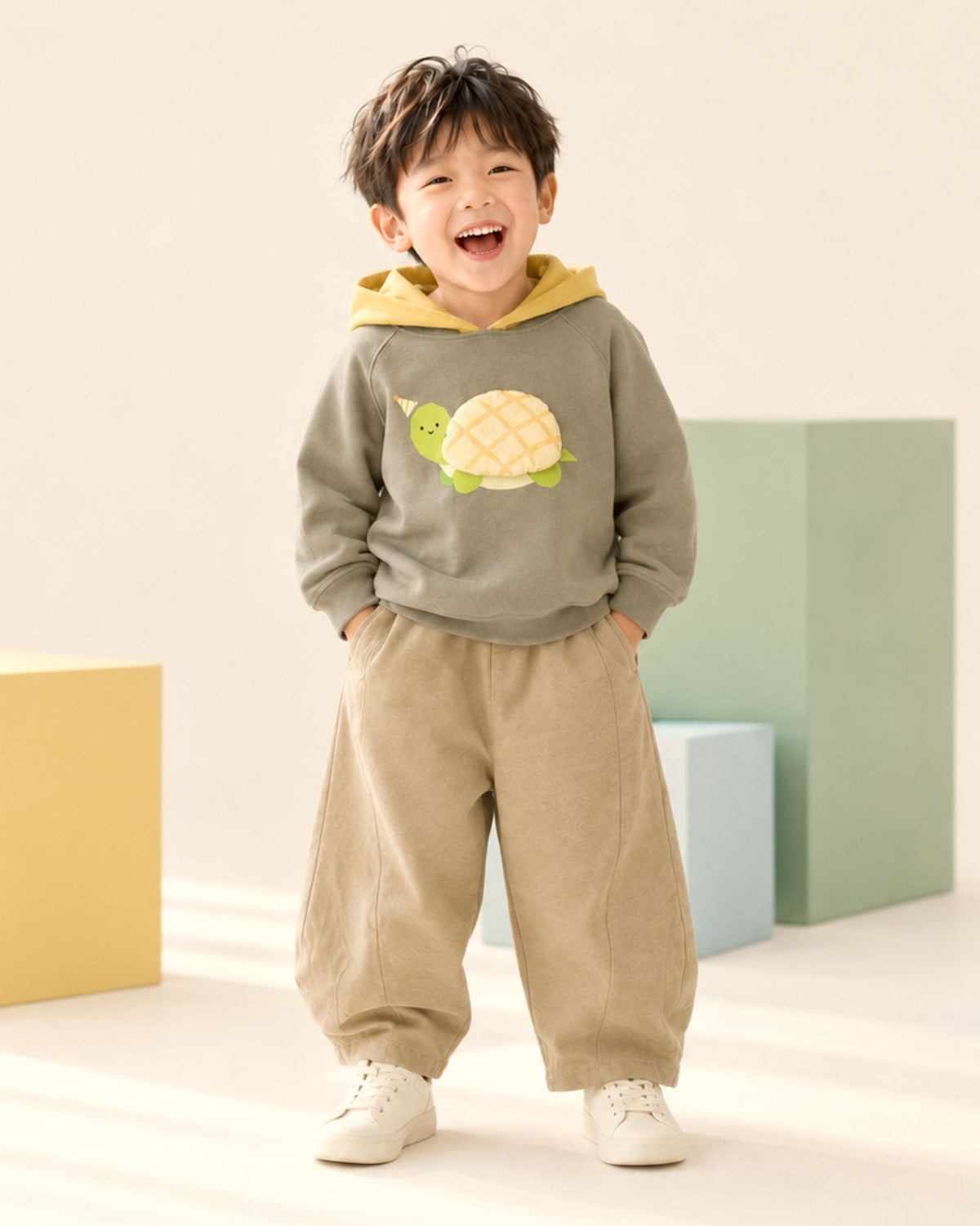 Pre-order: Khaki Balloon Kids Pants