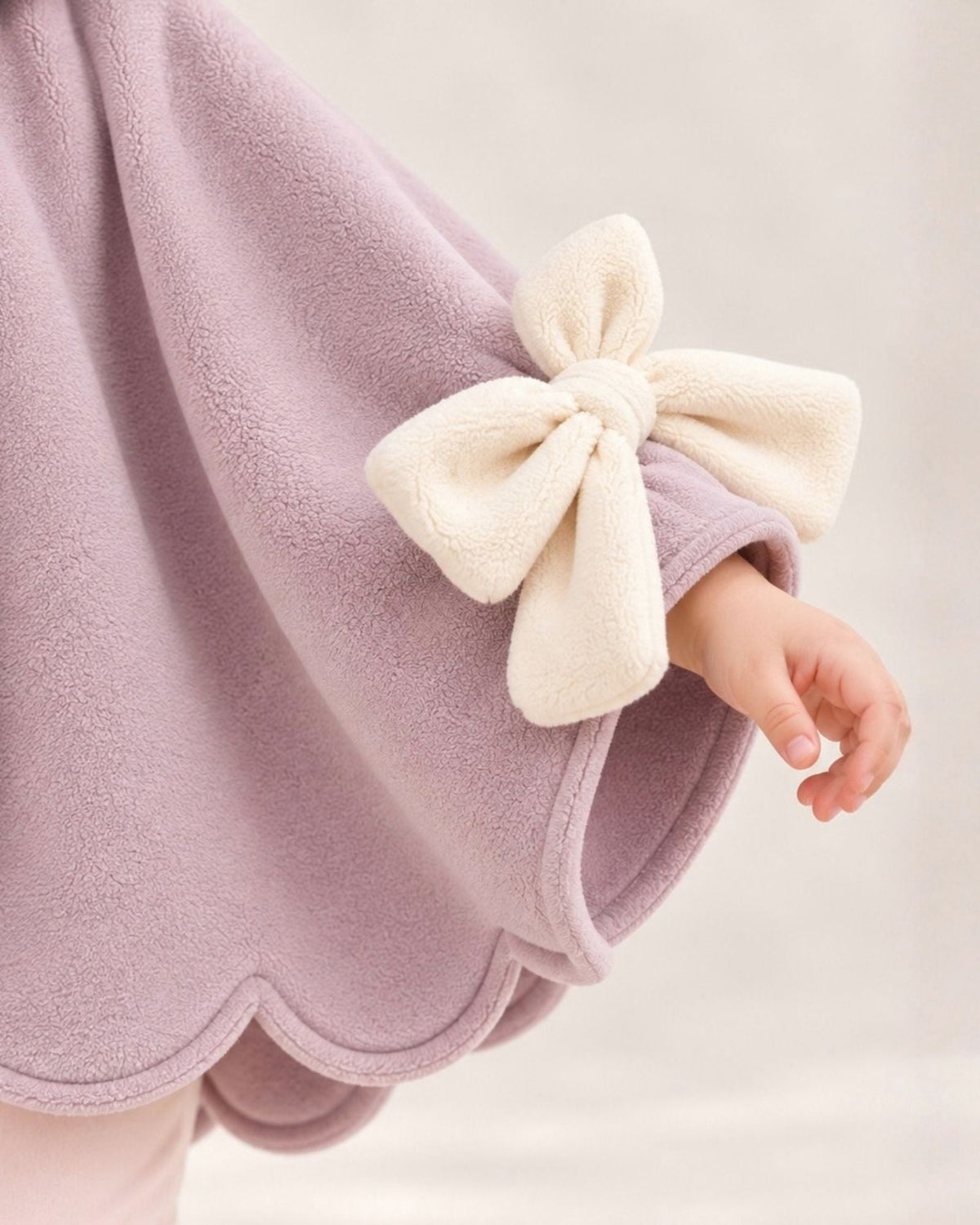 Pre-order: Bunny Bow Fleece Cape