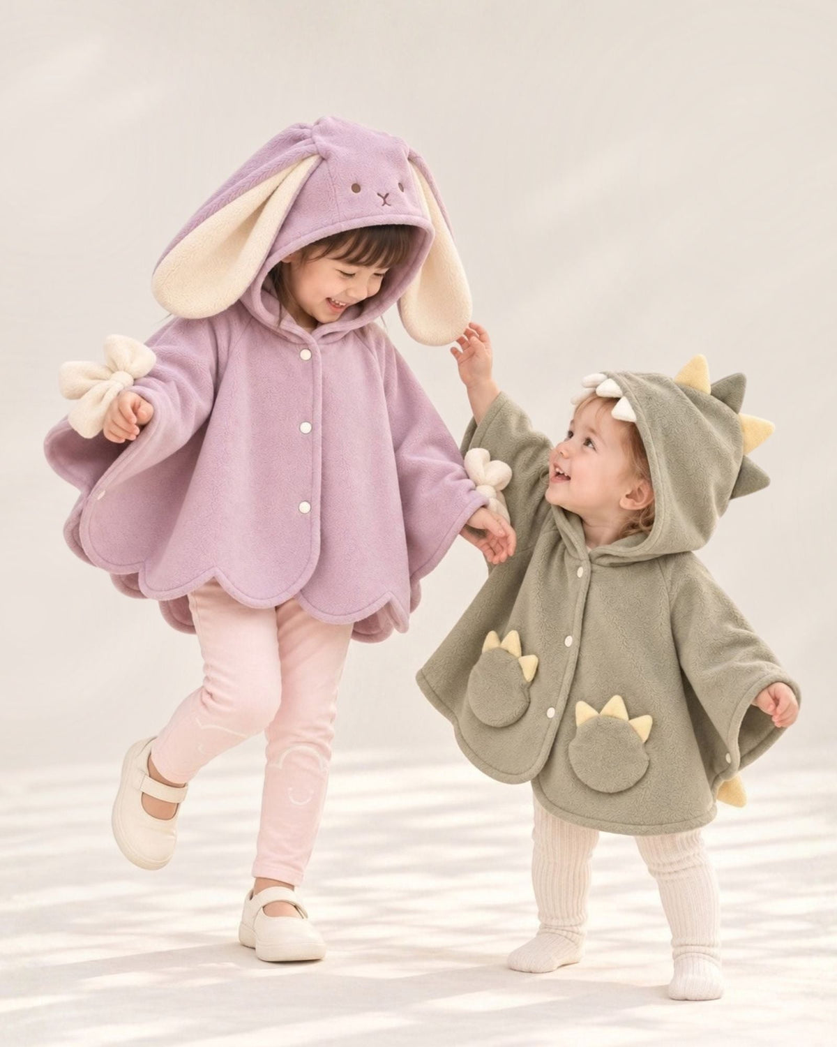 Pre-order: Bunny Bow Fleece Cape
