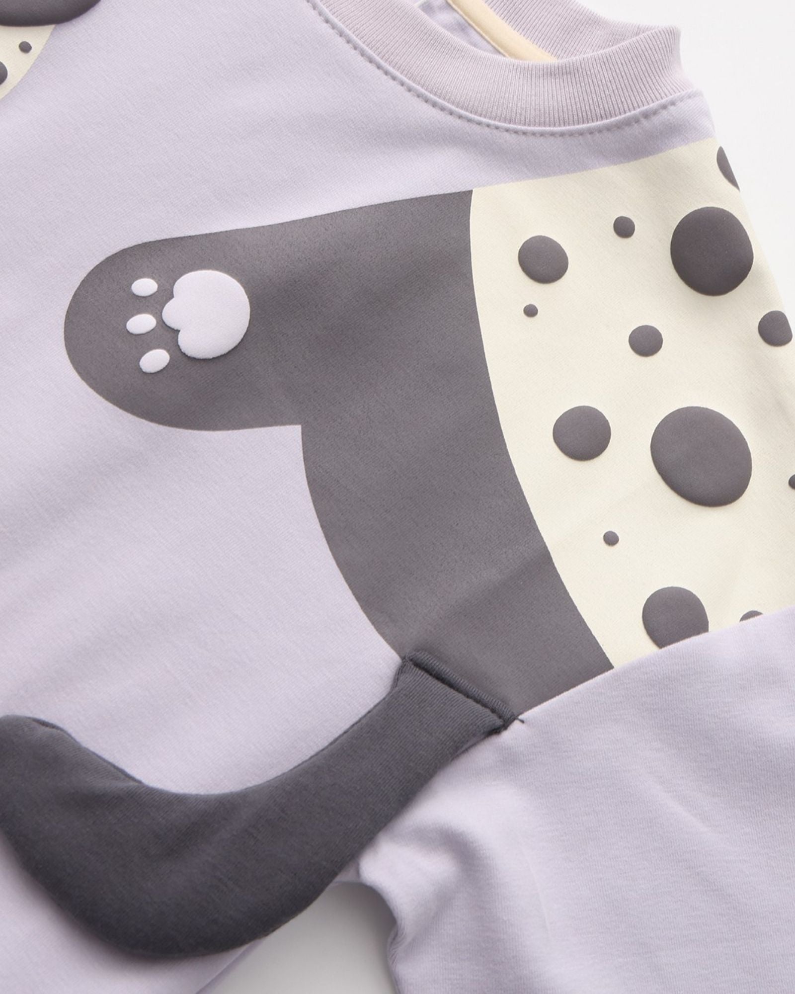 Clingy Kitty Cropped Kids Sweatshirt