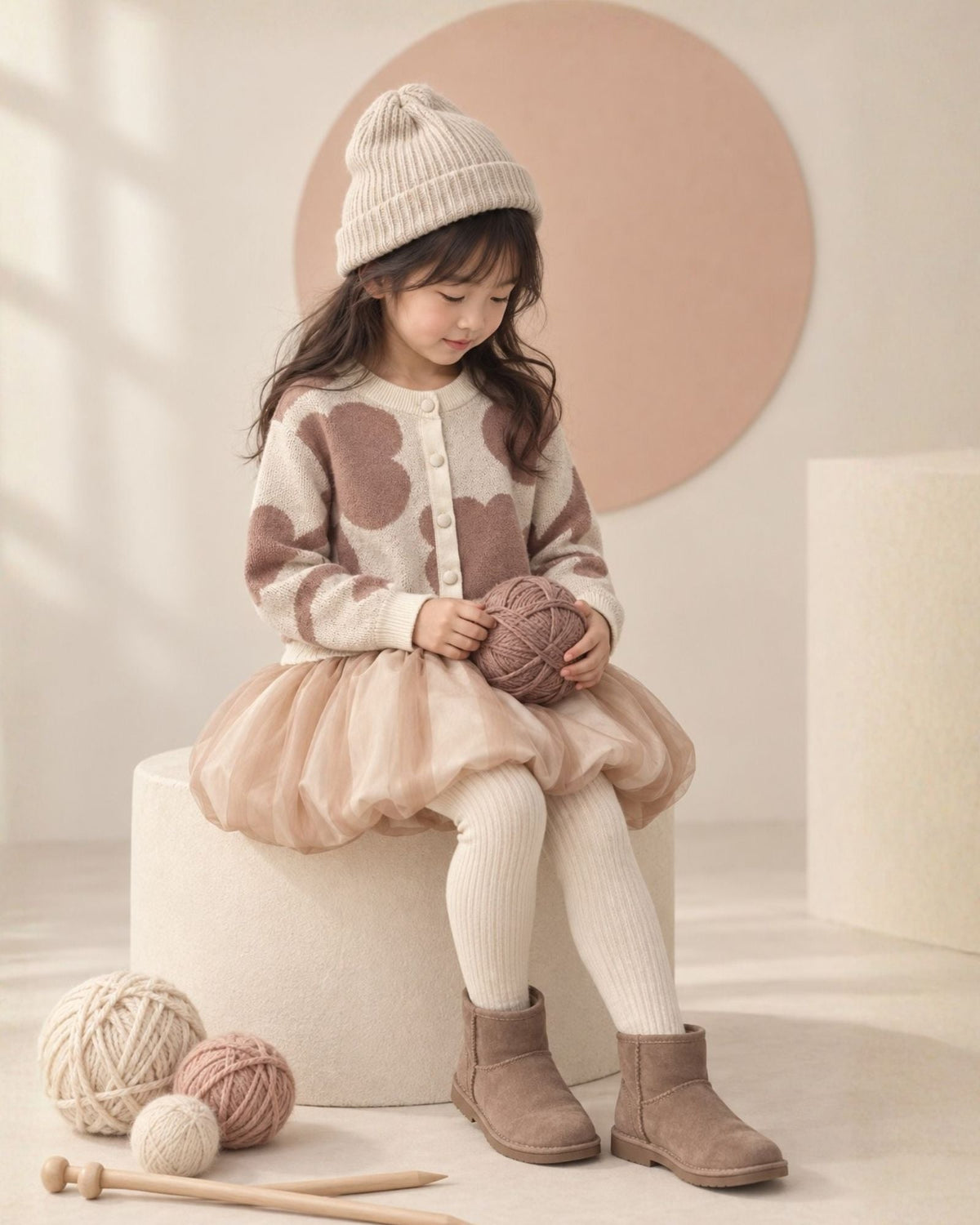 Pre-order: Clover Knitted Cardigan (Kids & Adults)