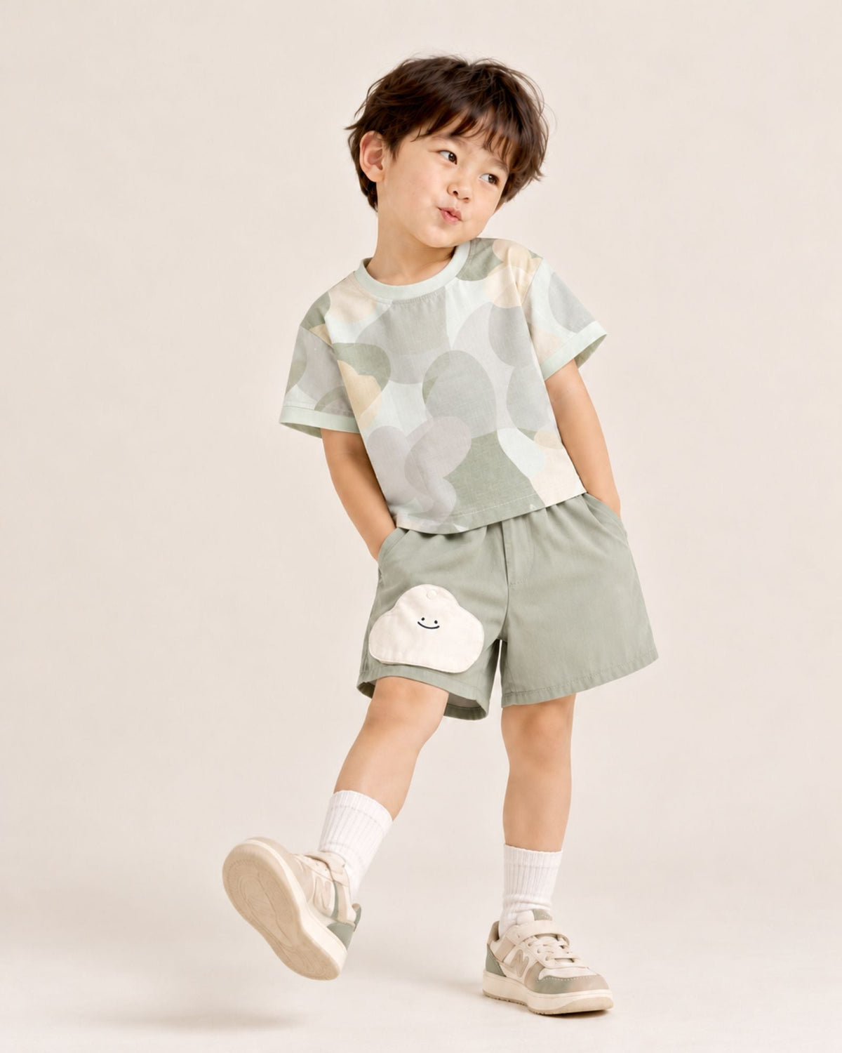Pre-order: Jewelled Jade Crew Neck Kids Shirt