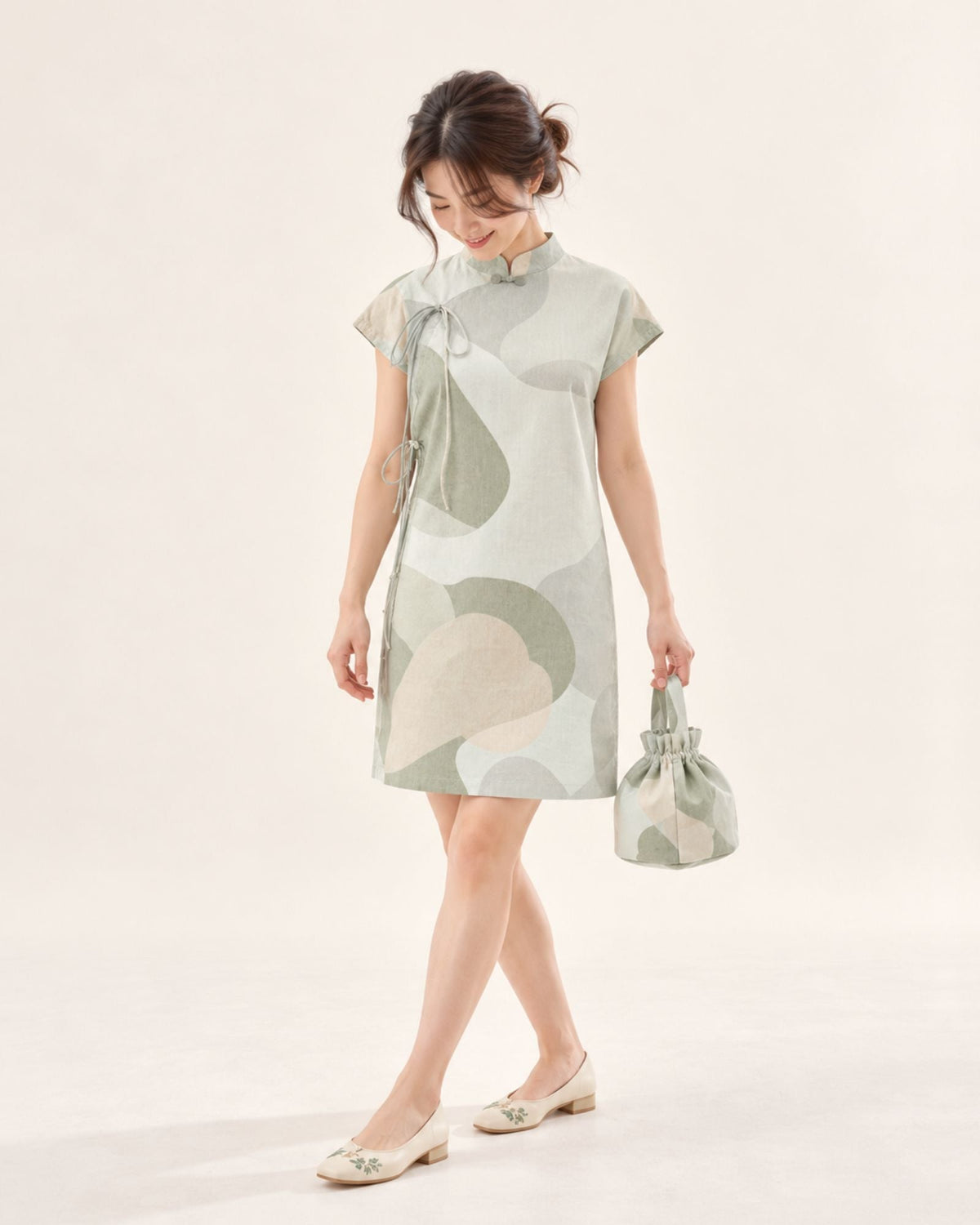 Pre-order: Jewelled Jade Oriental Women's Dress
