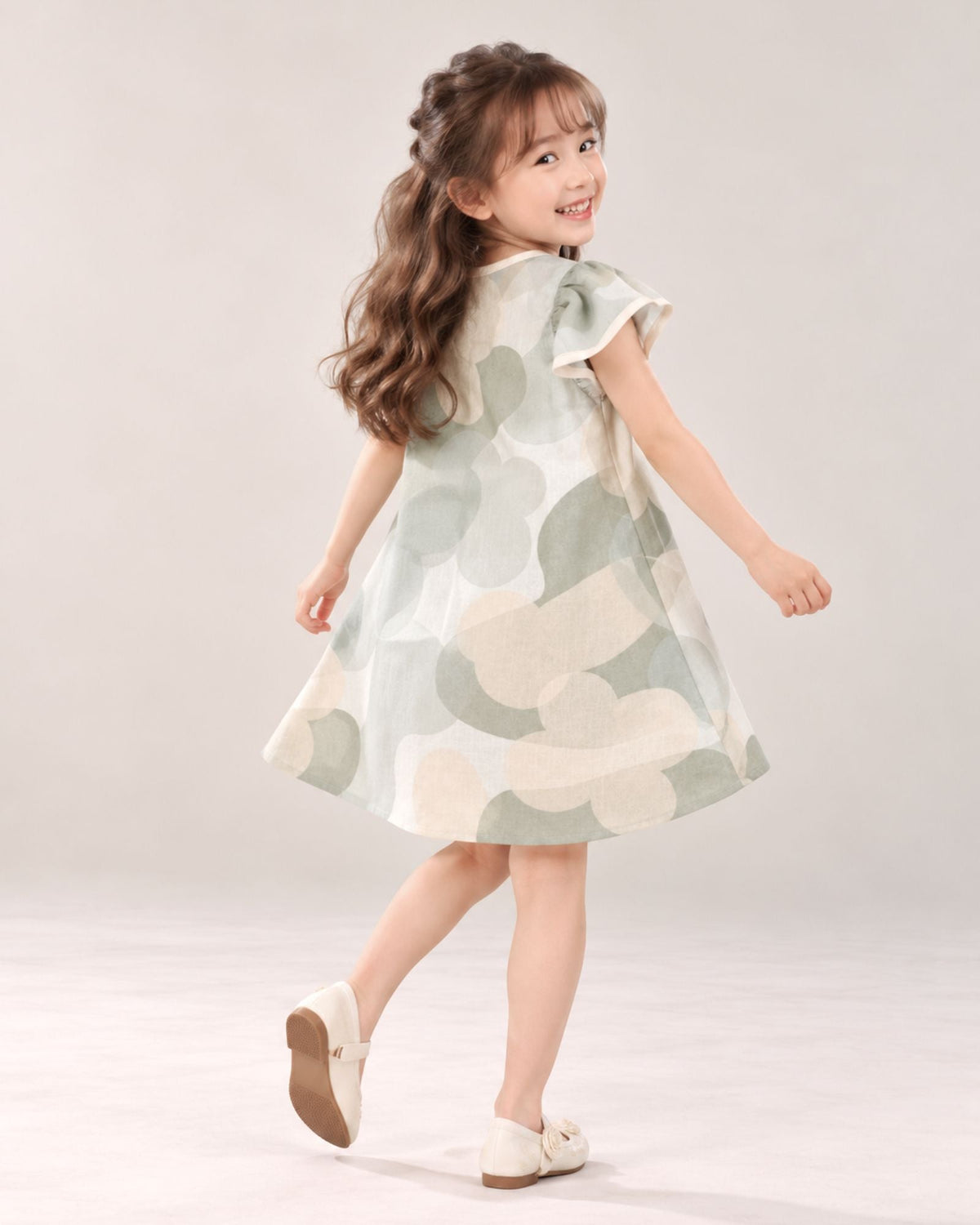 Pre-order: Jewelled Jade Oriental Girls Dress