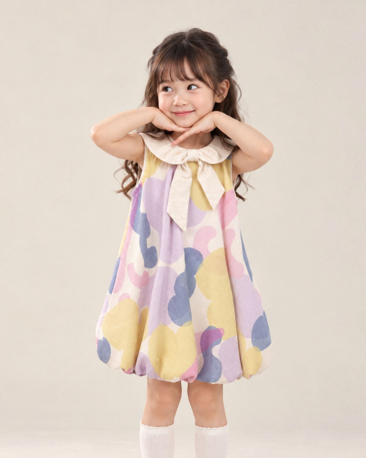 Pre-order: Lucky Loops Bubble Girls Dress