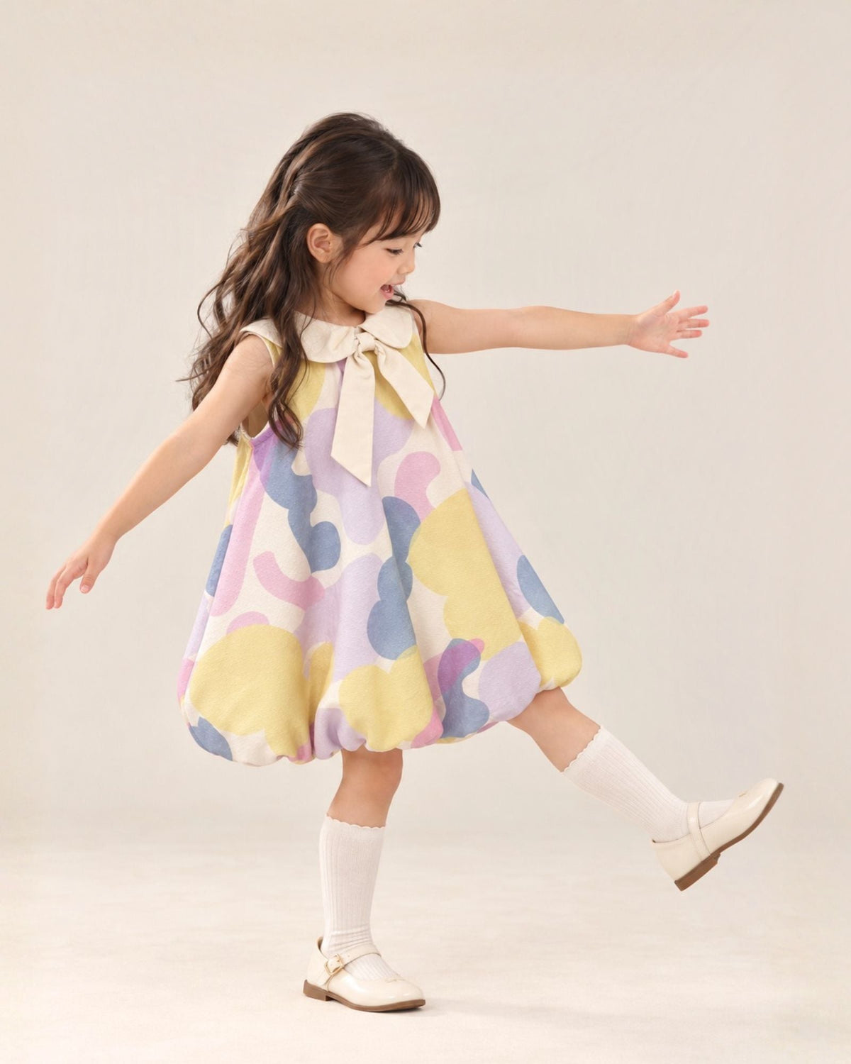 Pre-order: Lucky Loops Bubble Girls Dress