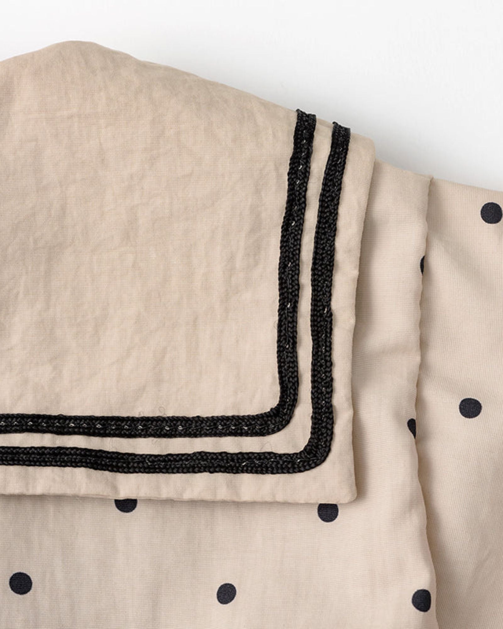 Mess-free Sailor Baby Romper - Dots