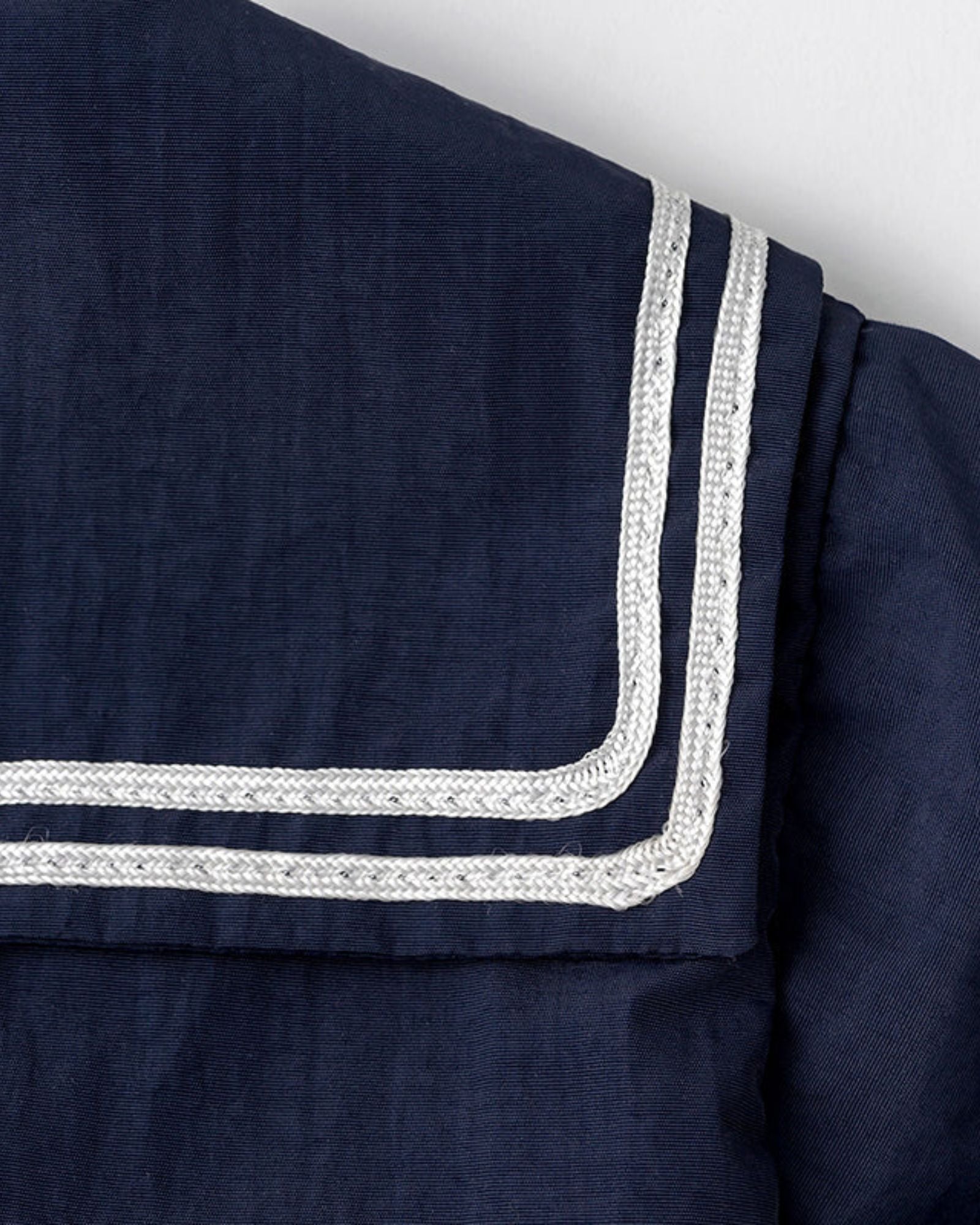 Mess-free Sailor Baby Romper - Navy