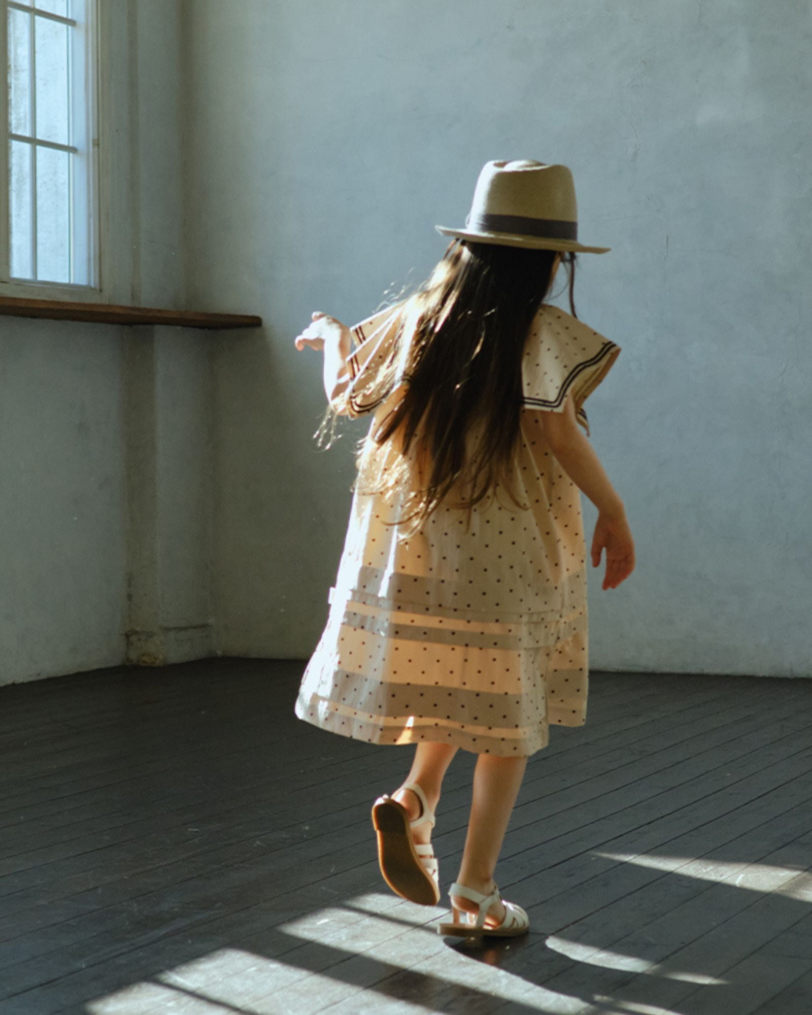 Mess-free Sailor Dress - Dots