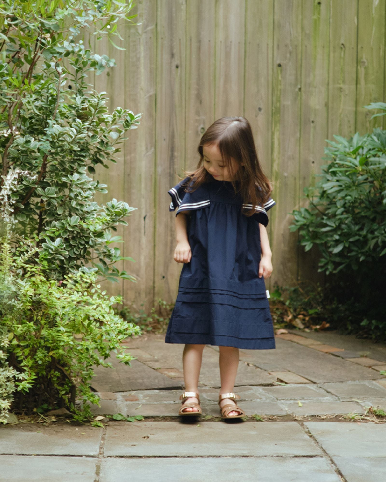 Mess-free Sailor Dress - Navy