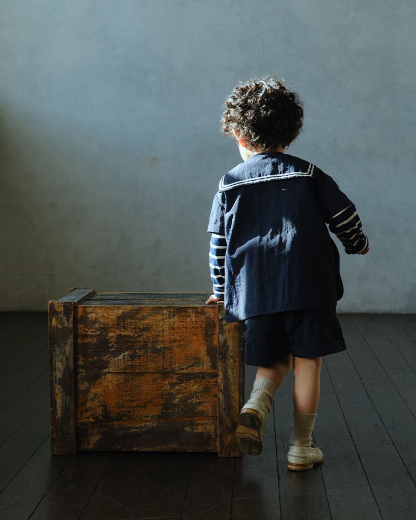 Mess-free Sailor Shorts - Navy