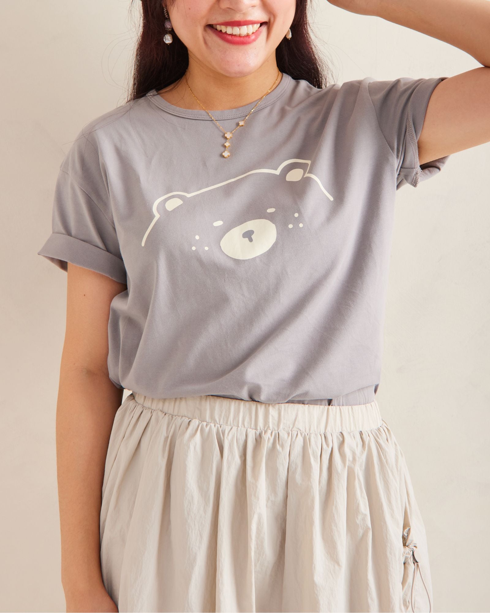 Online-exclusive: Mum's Sesame Bubble Nylon Skirt