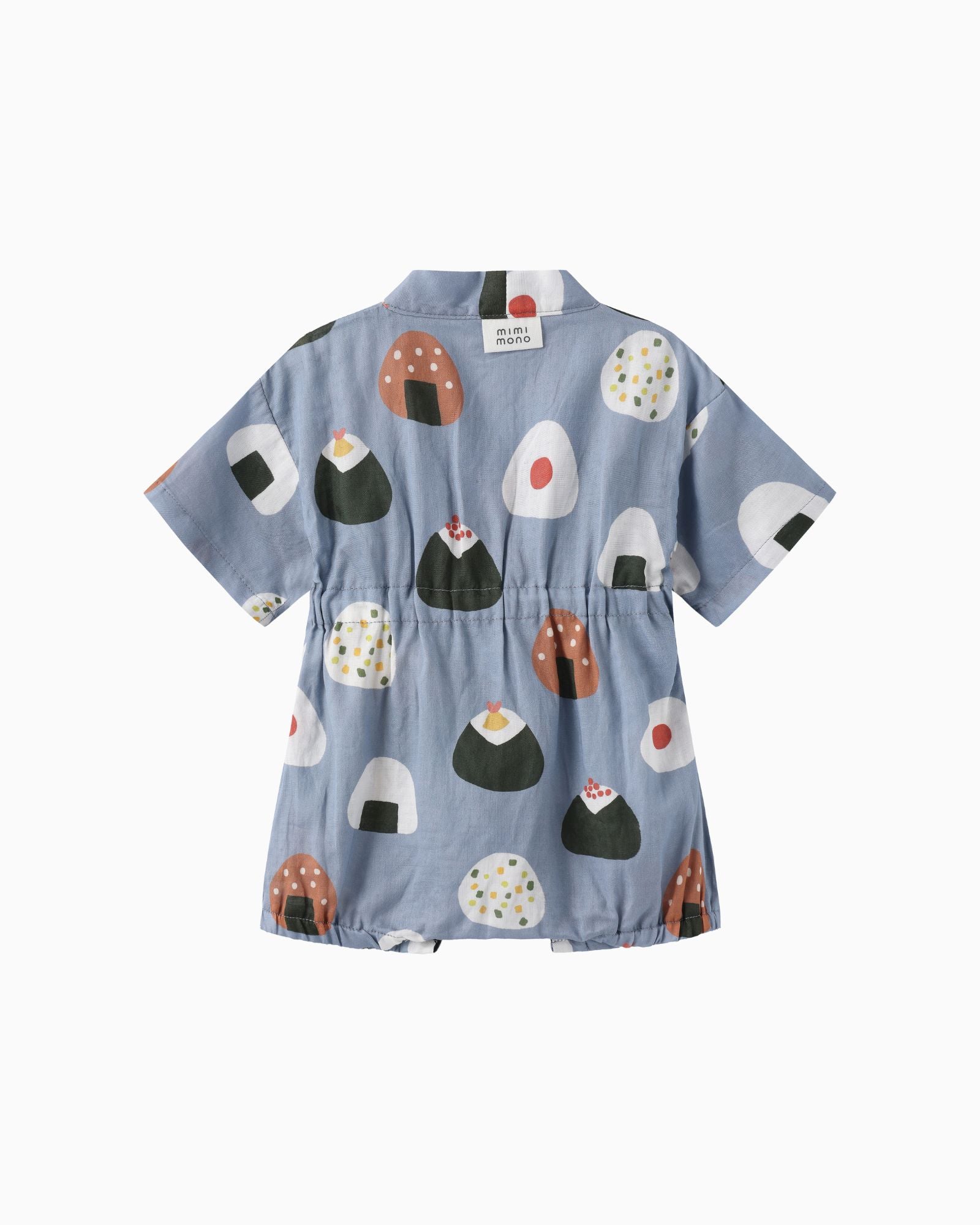 Back Order: Oishii Sushi Baby Kimono - Dusty Blue