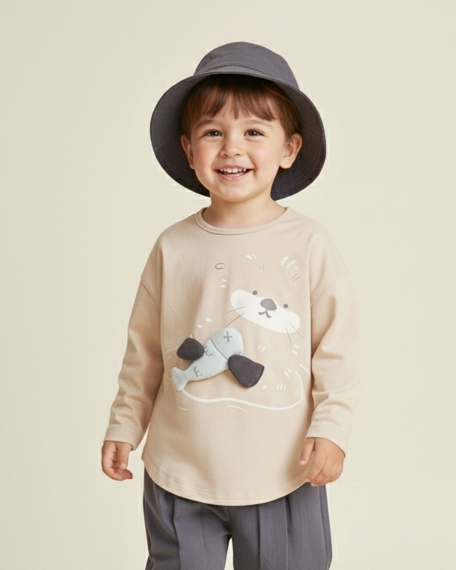 Pre-order: Otterly Hooked Long Sleeves Tee (Kids & Adults)