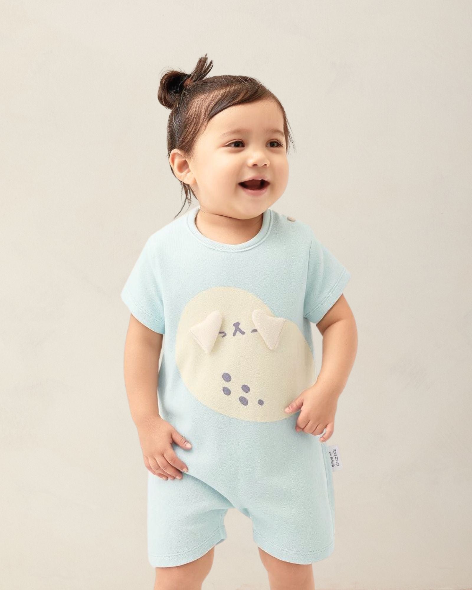 Peekaboo Seal Baby Romper