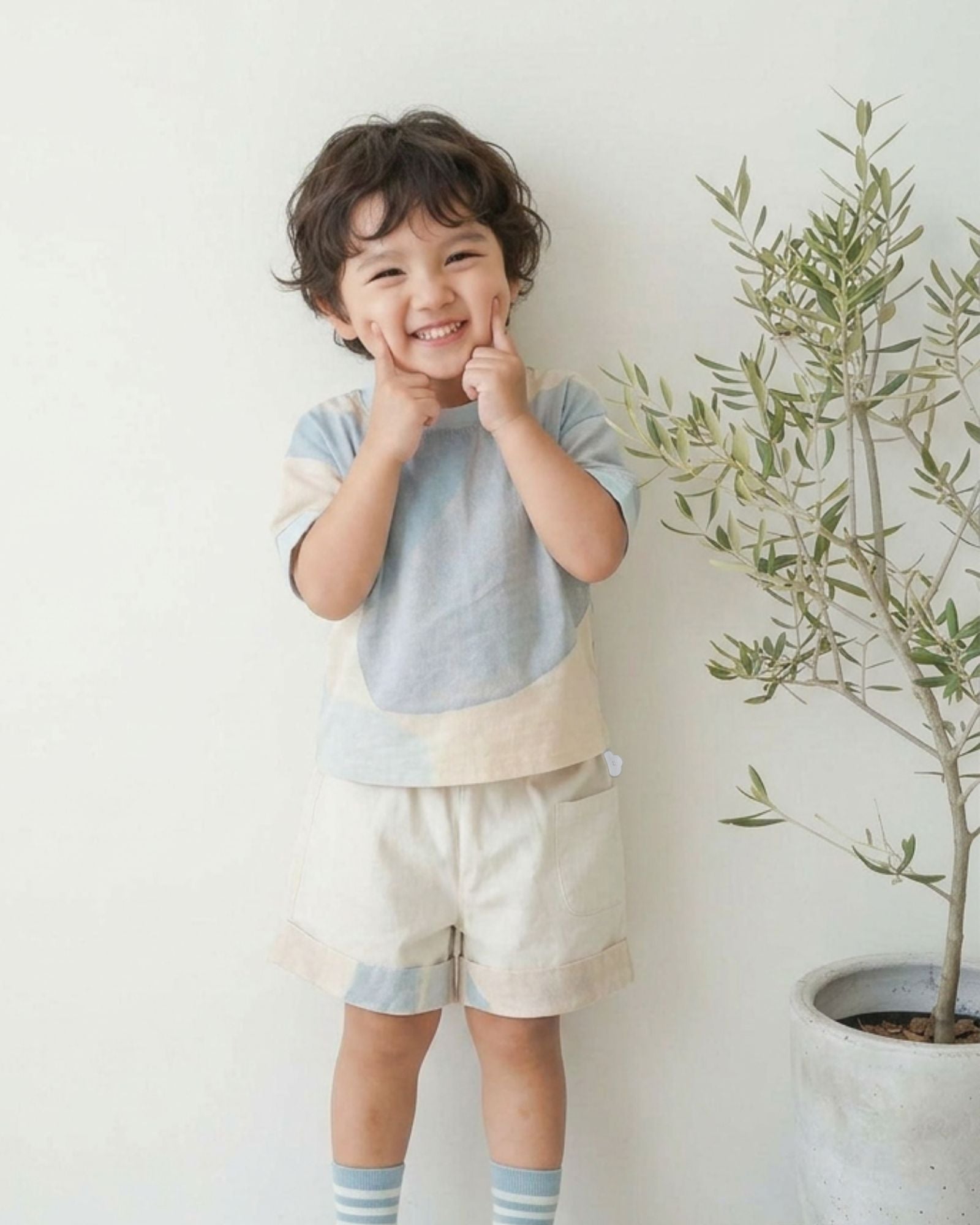 Sunlit Sparks Kids Shorts