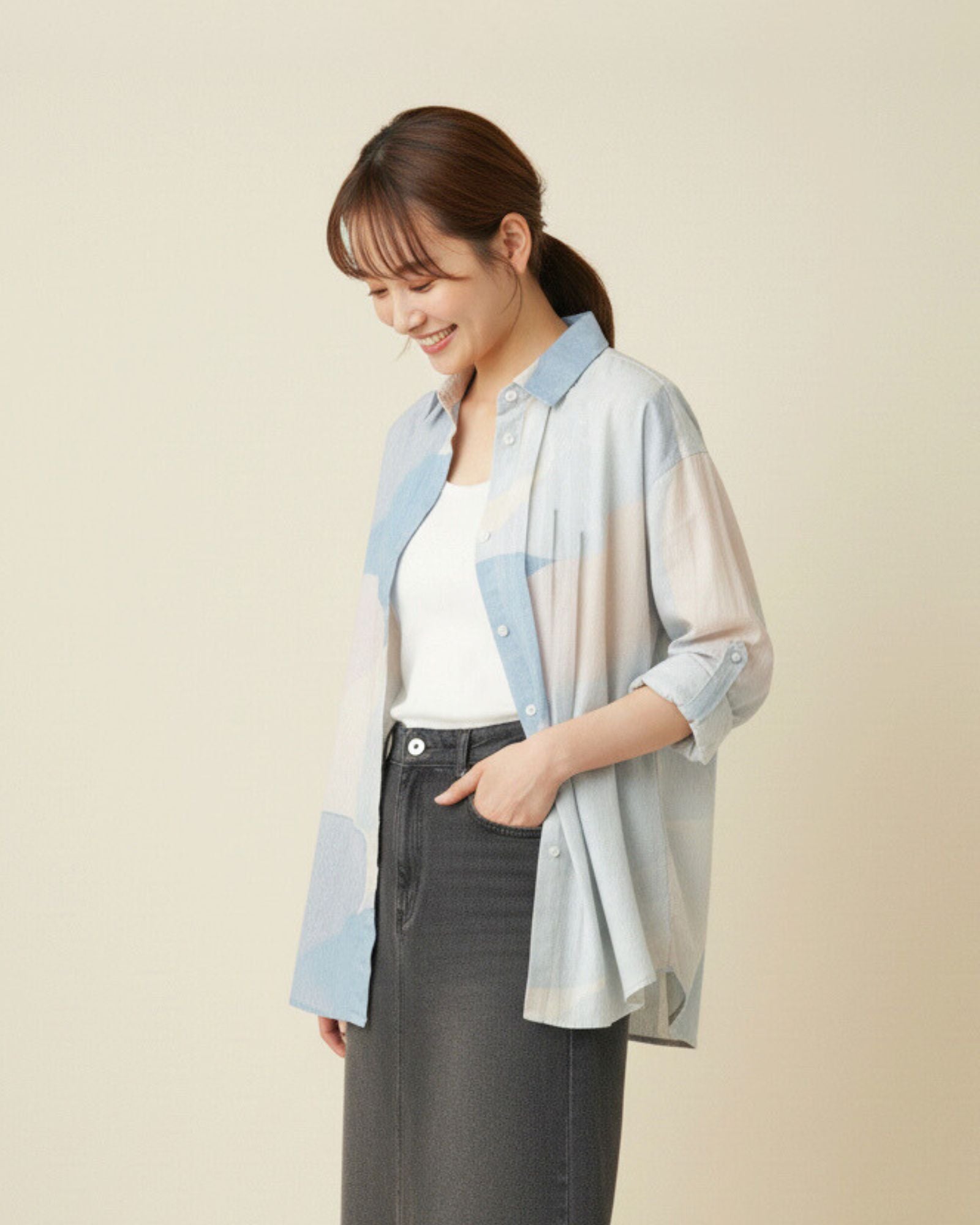 Pre-order: Sunlit Sparks Moms Collar Shirt