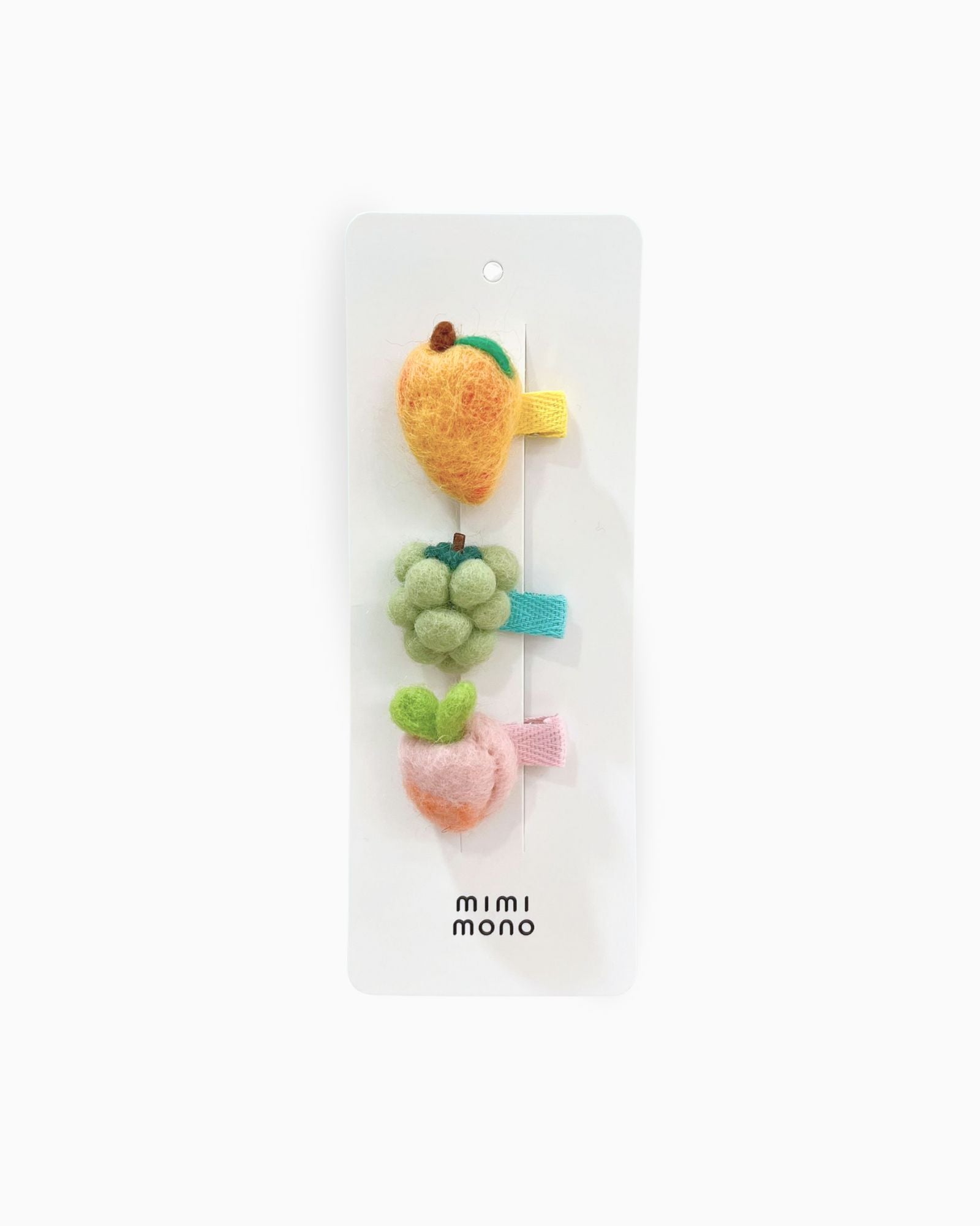 Trio Summer Fruits Hair Clips