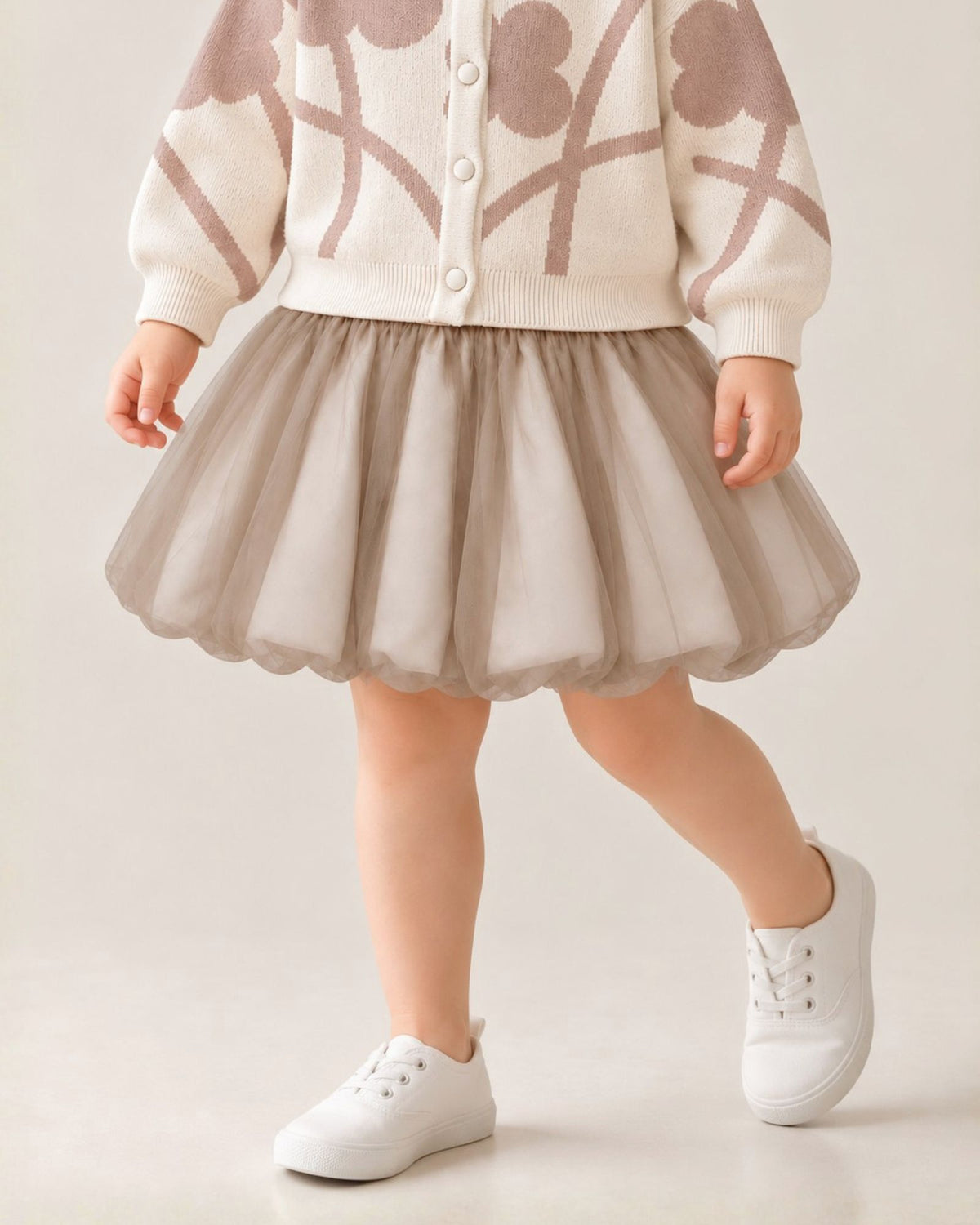 Pre-order: Tulle Bubble Skirt - Rosewood