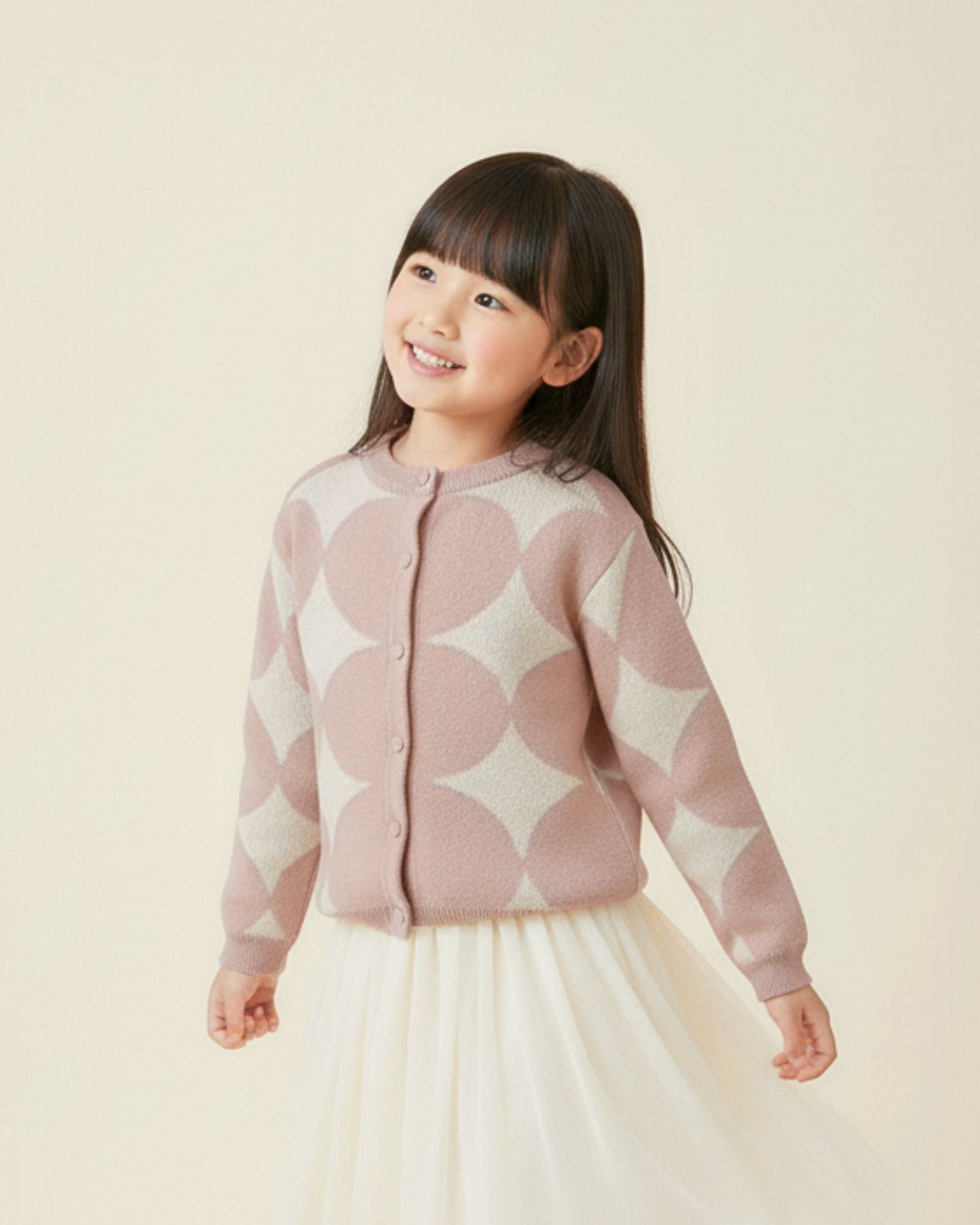 Twinkle Stars Knitted Cardigan (Kids & Adults)