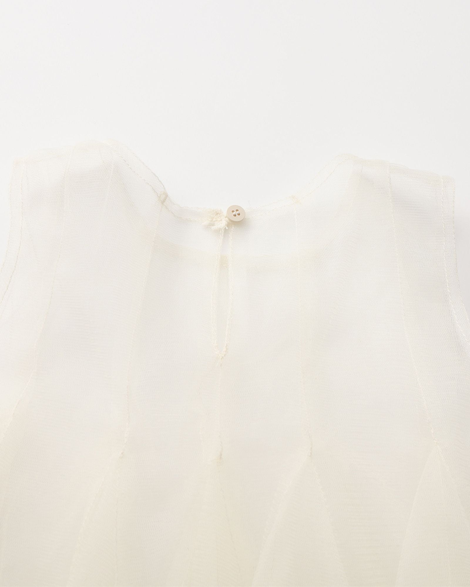 Whimsy 2-in-1 Tulle Girls Dress - Pearl