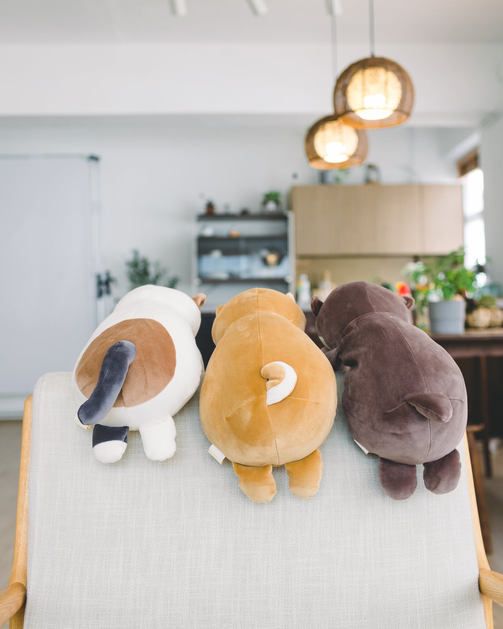 Liv Heart Shiba Dog Plush with Massage