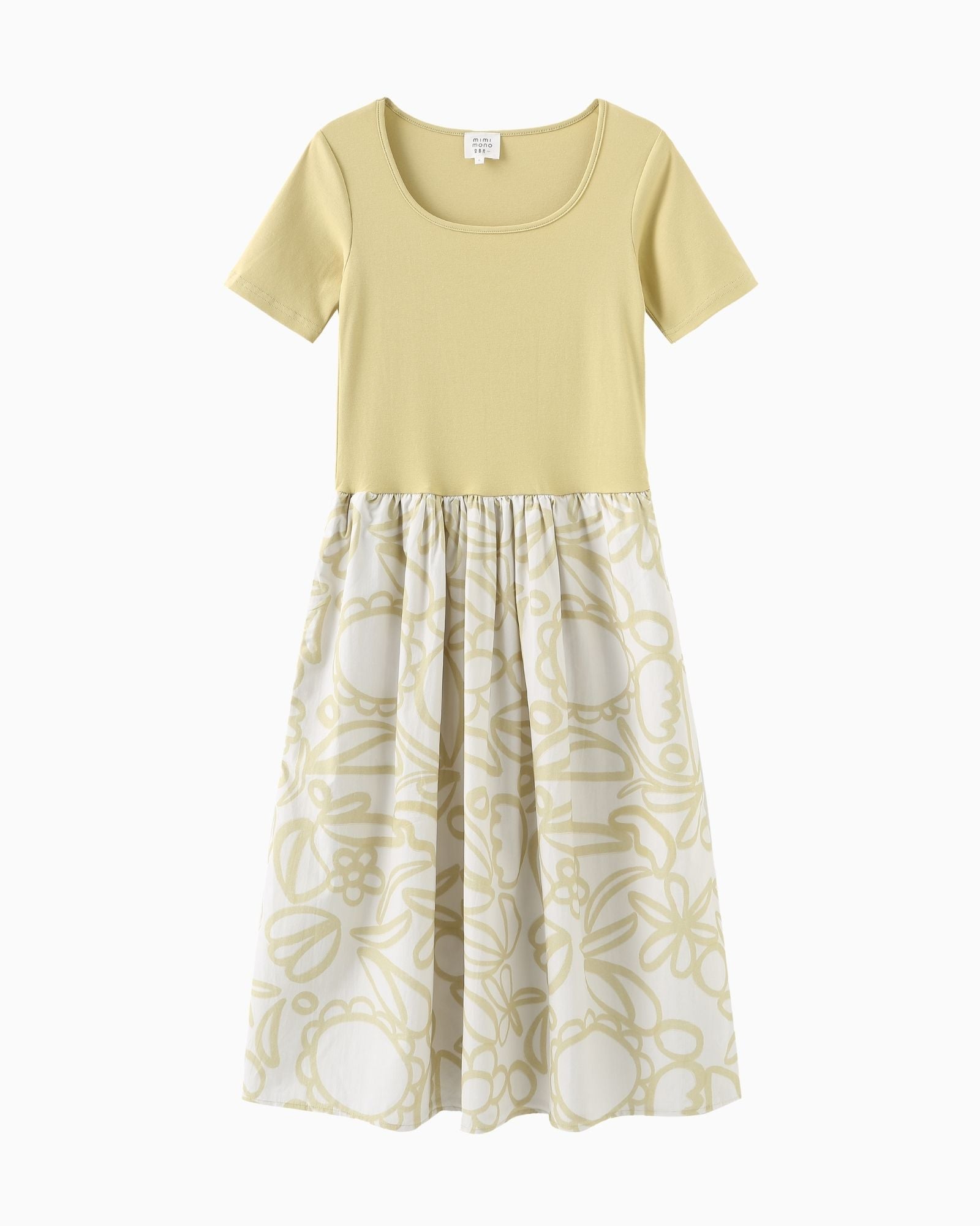 Mums Wild Flowers Colourblock Midi Dress