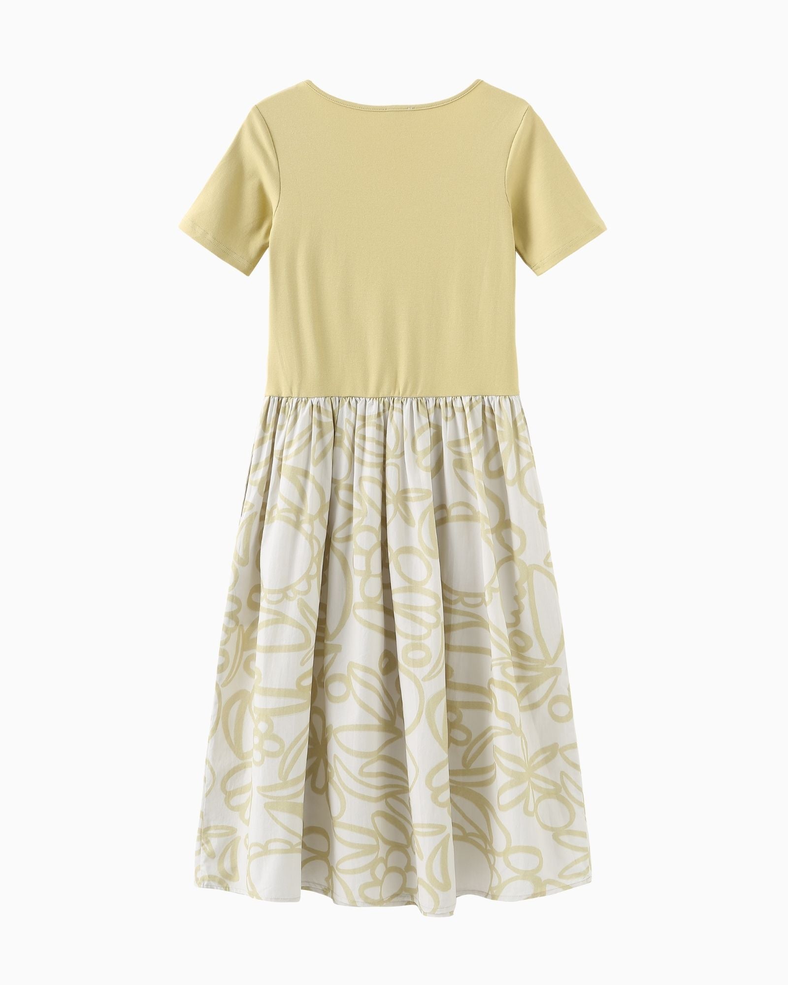 Mums Wild Flowers Colourblock Midi Dress