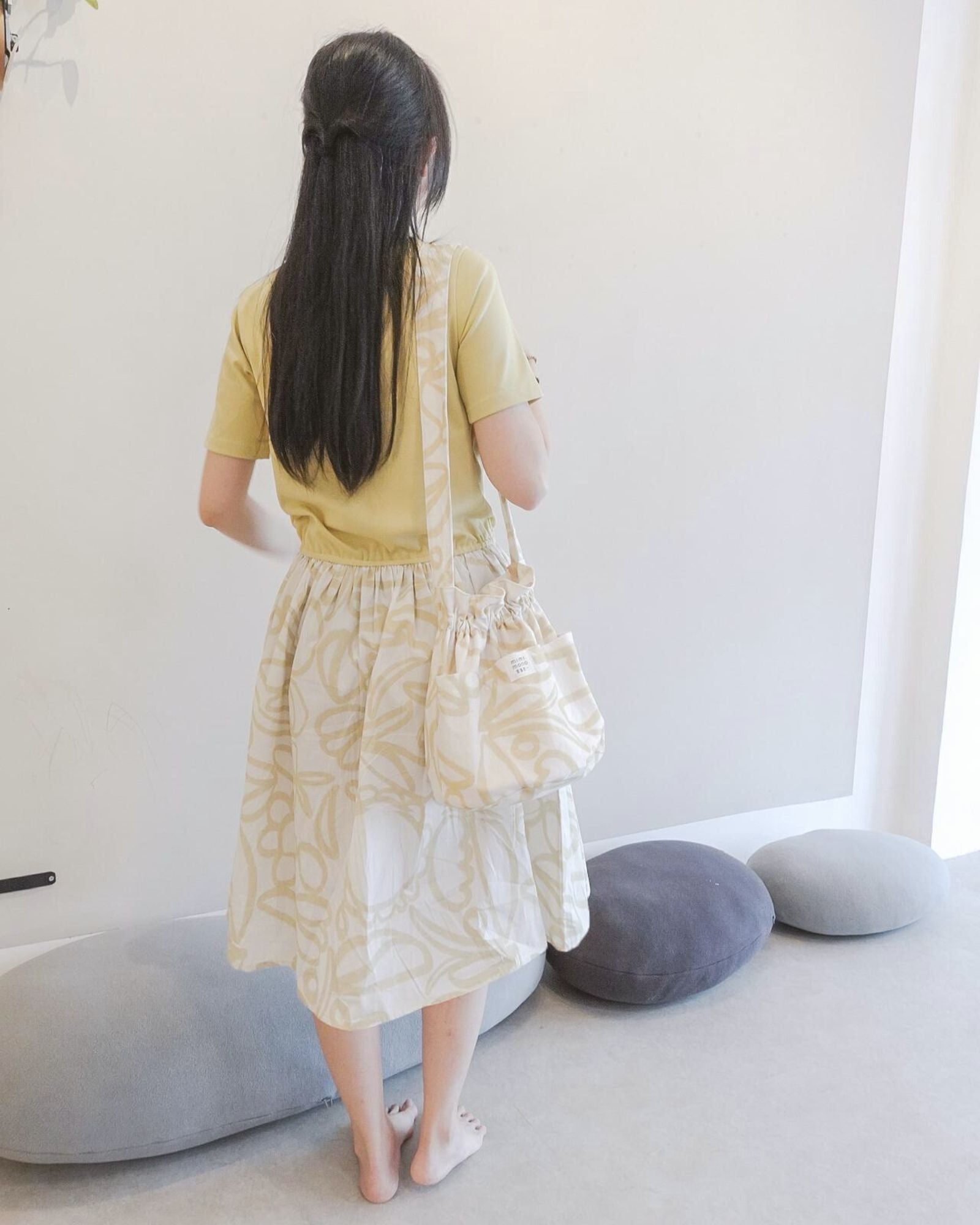 Mums Wild Flowers Colourblock Midi Dress