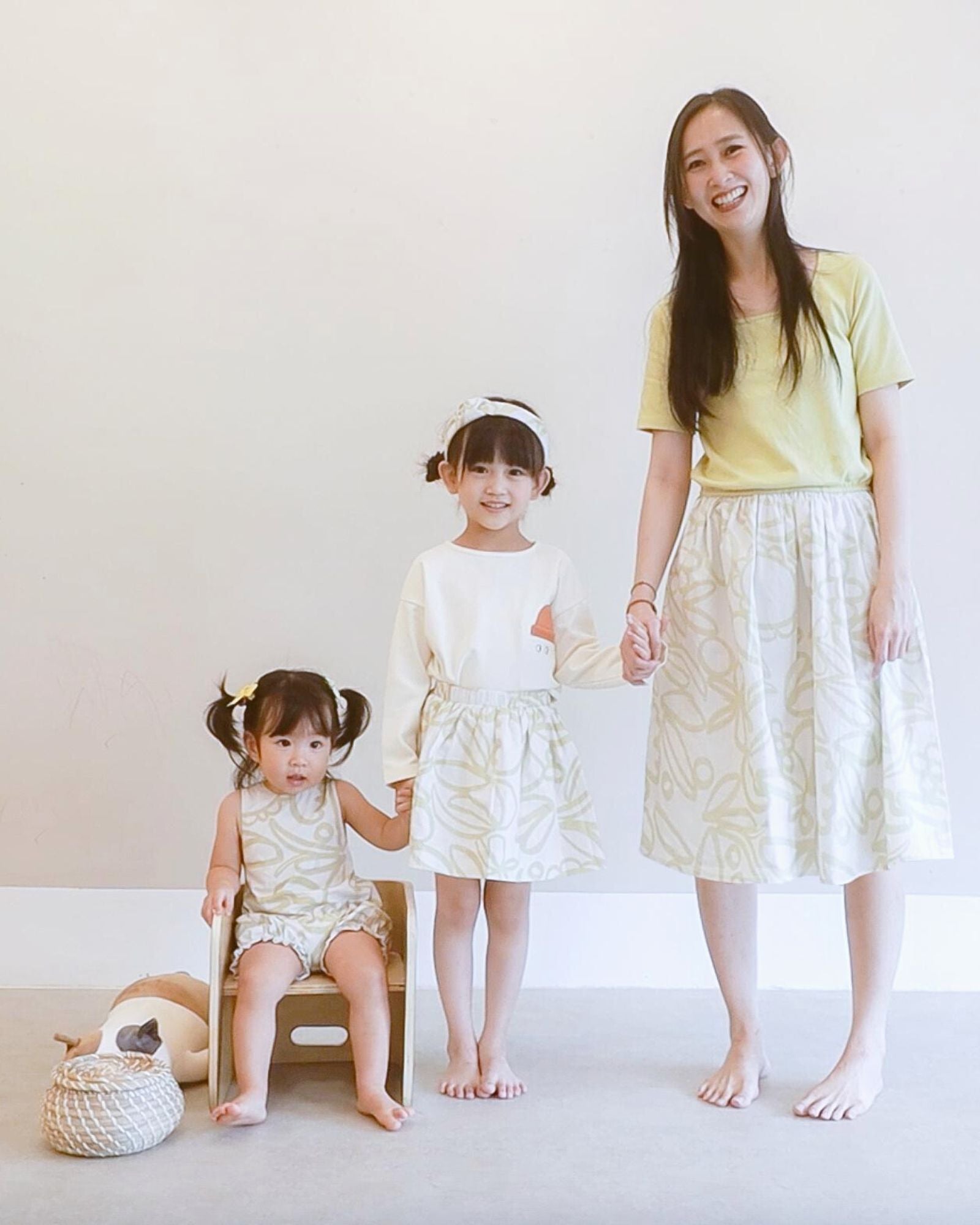 Mums Wild Flowers Colourblock Midi Dress