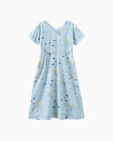 Mom's V-neck Dress