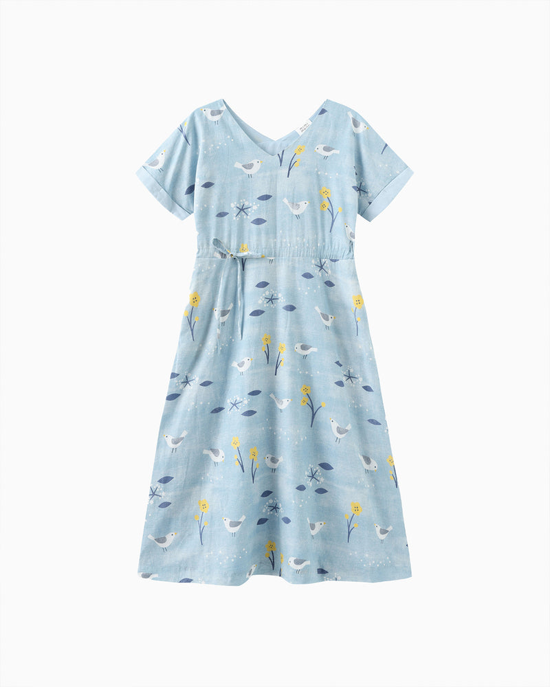 Mom's V-neck Dress