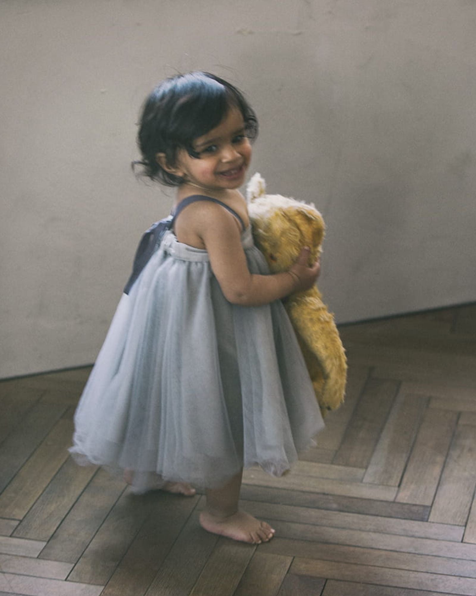 2-in-1 Tutu Skirt Dress - Ash