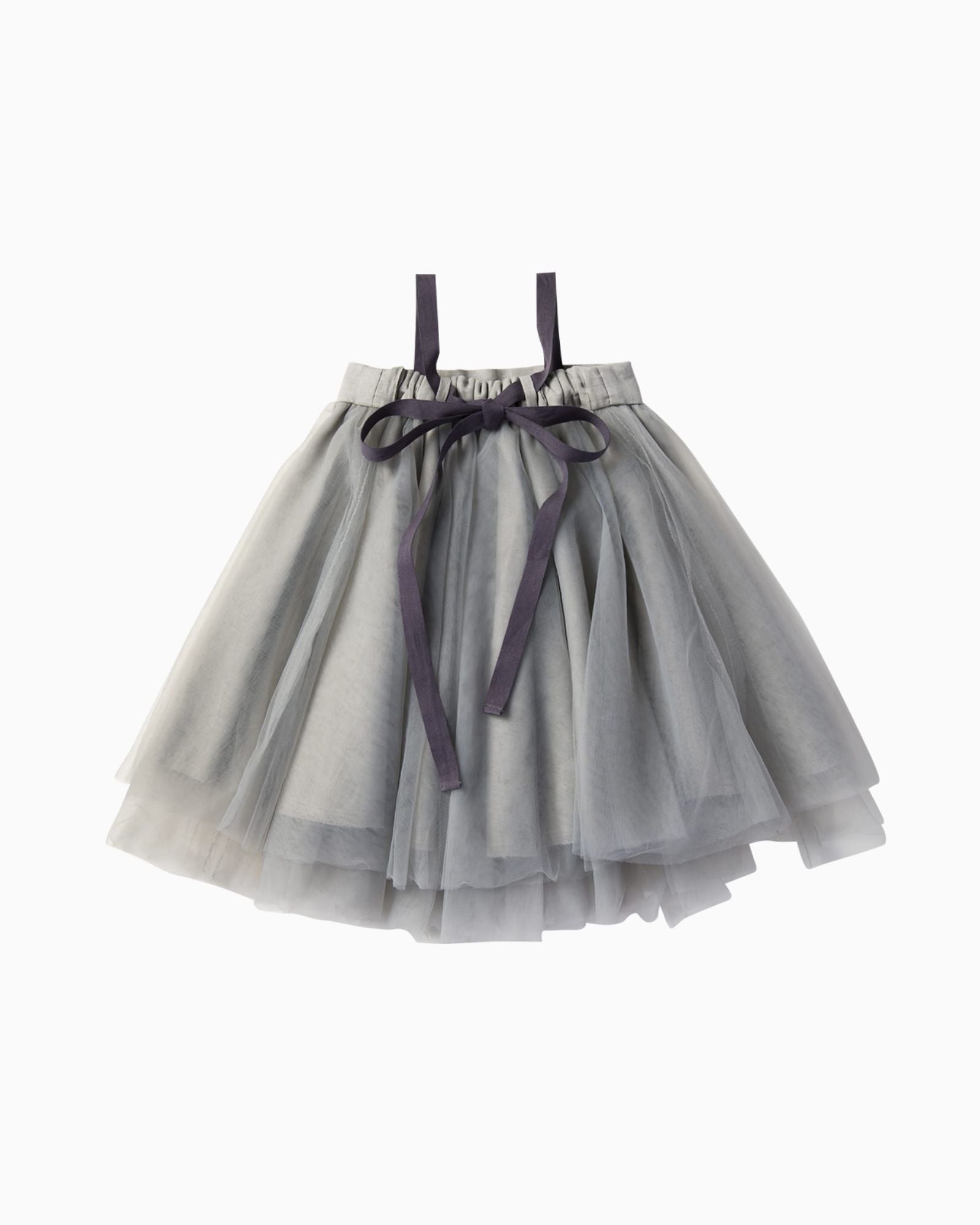 2-in-1 Tutu Skirt Dress - Ash