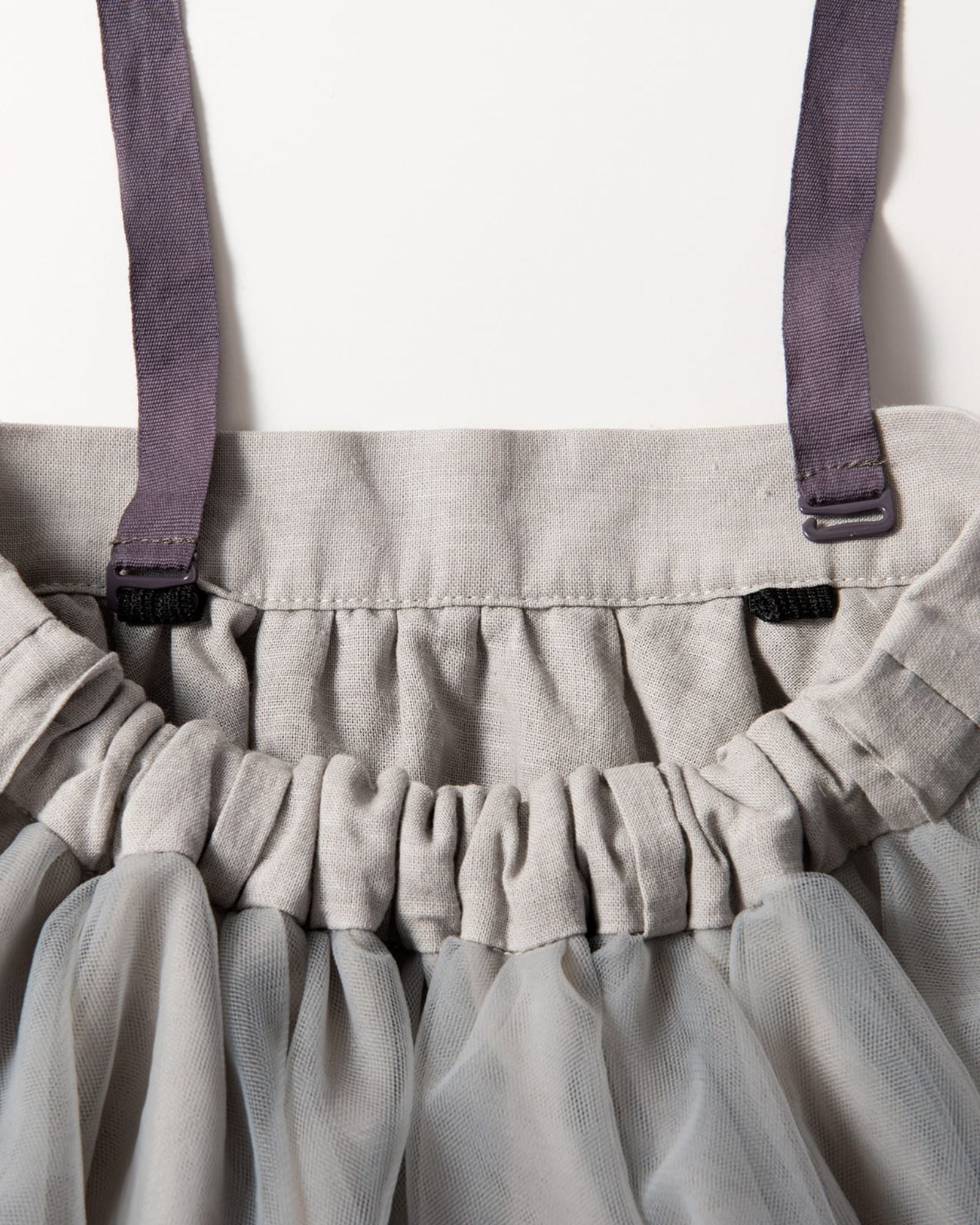 2-in-1 Tutu Skirt Dress - Ash
