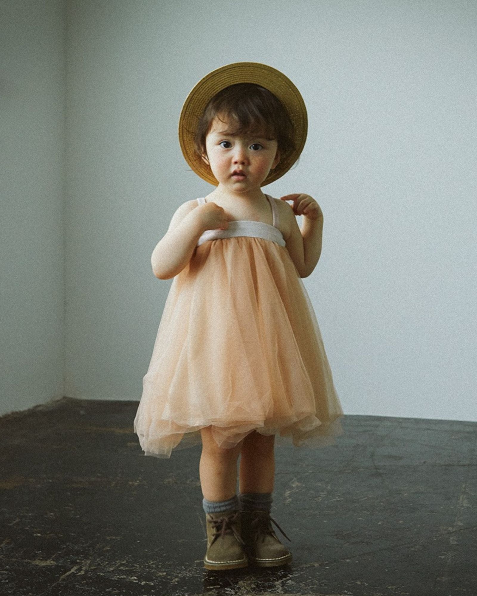 2-way Tutu Skirt Dress - Peony