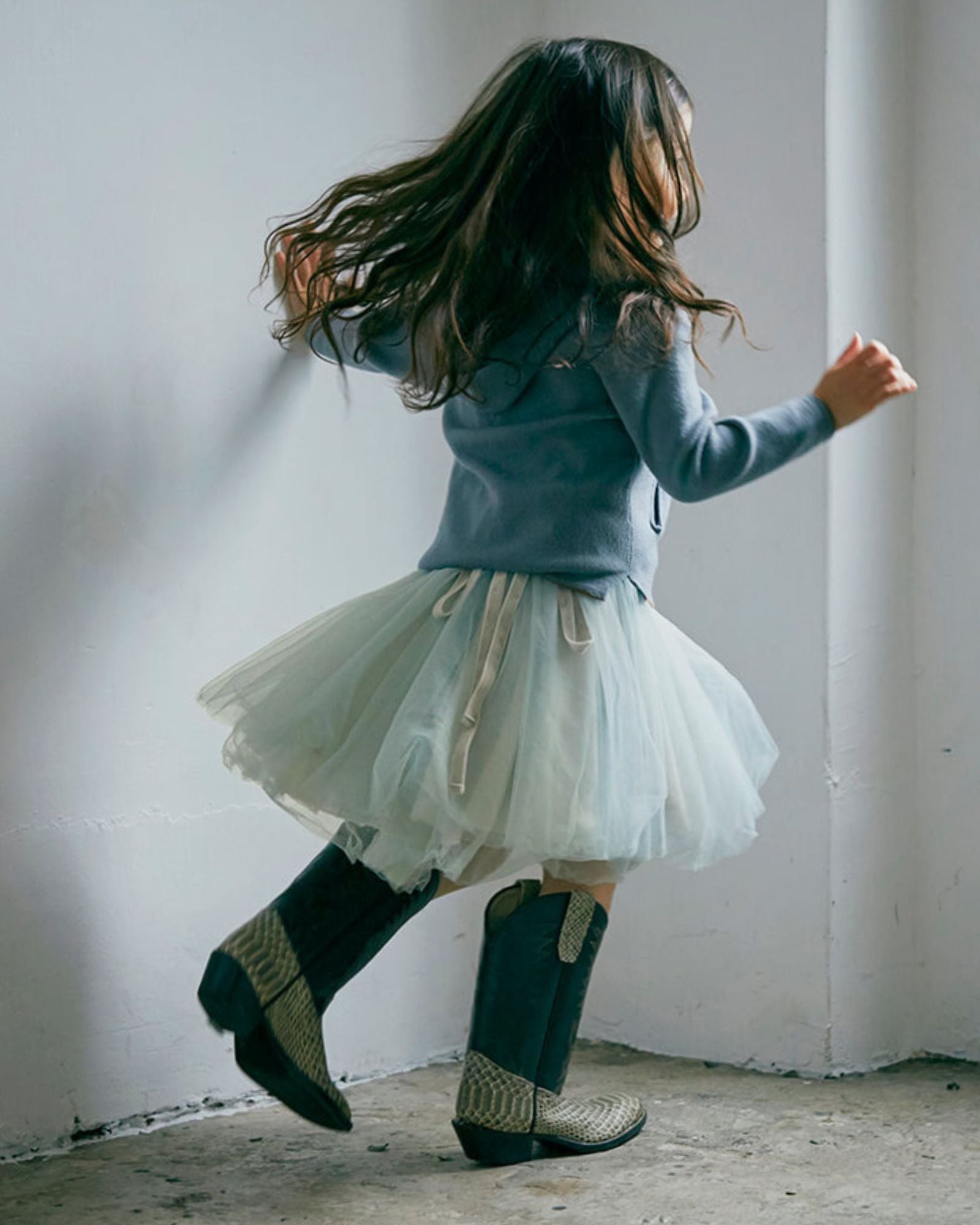 2-way Tutu Skirt Dress - Sage