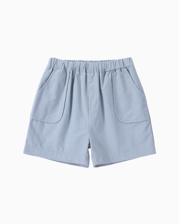 Stitching Pocket Shorts (Dusty Blue)