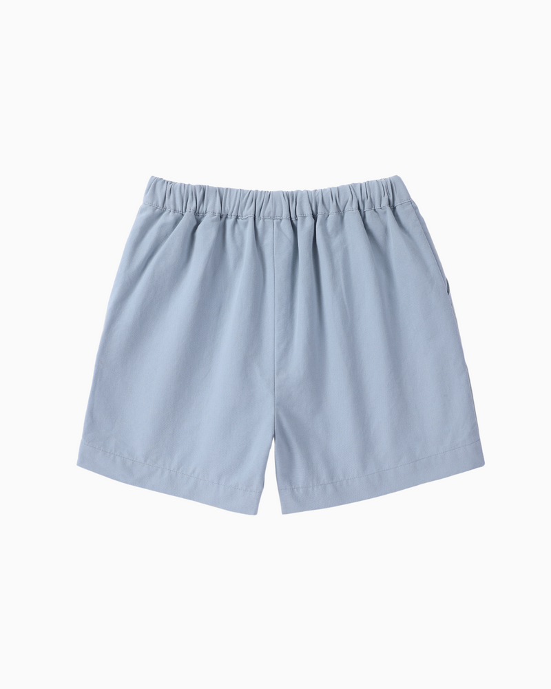 Stitching Pocket Shorts (Dusty Blue)