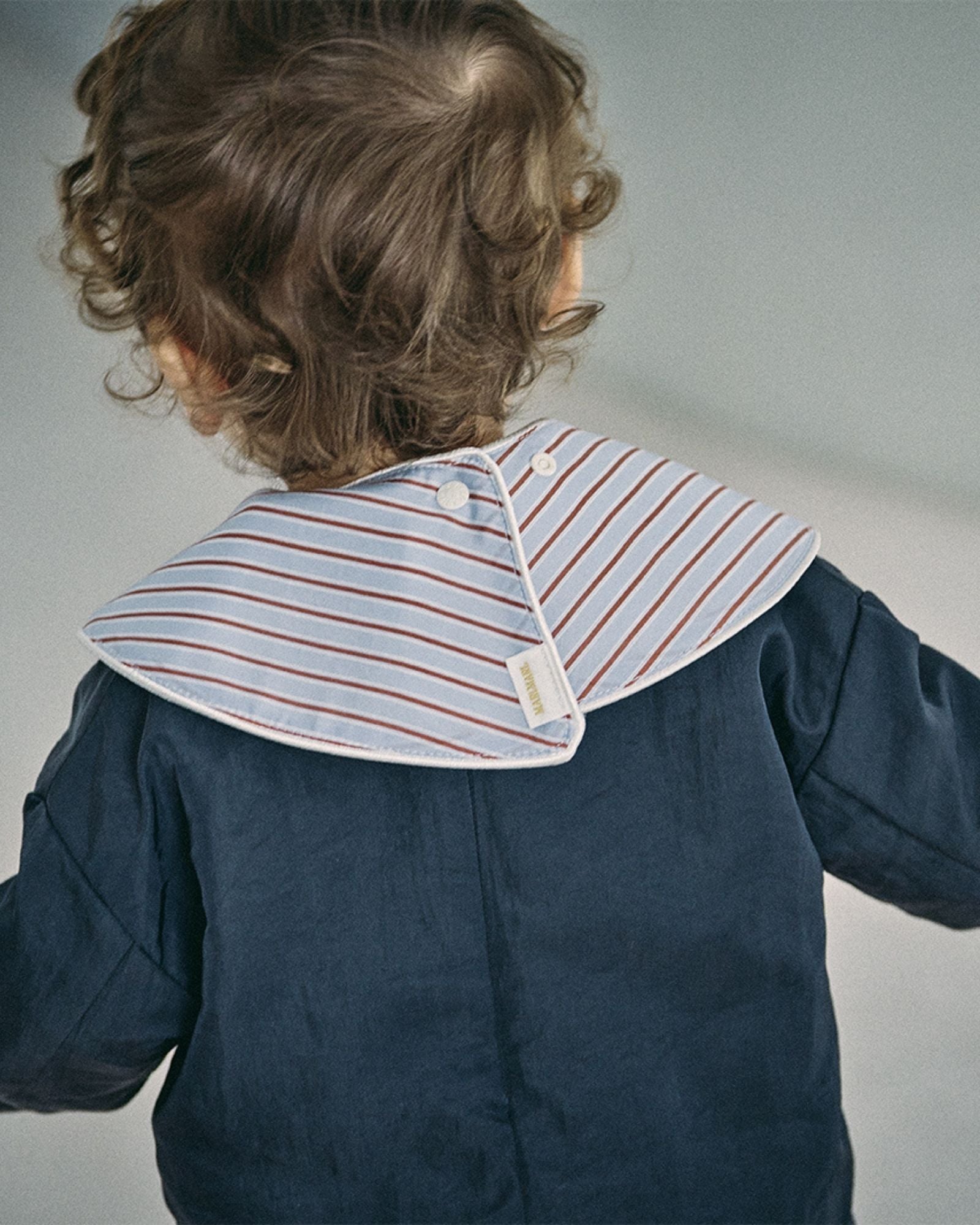 360 Baby Bib - Blue Stripes