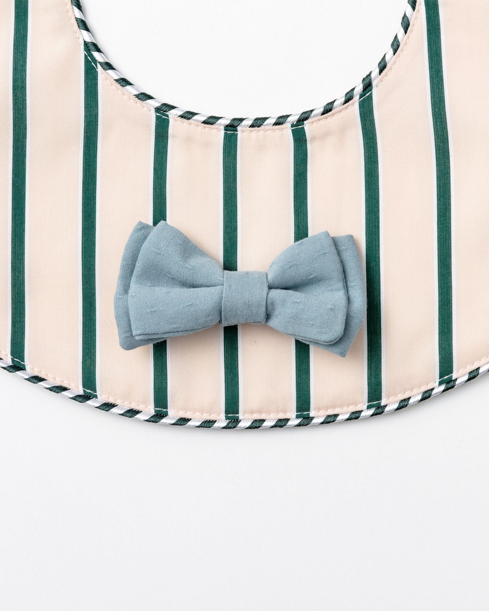 360 Baby Bib - Green Stripes