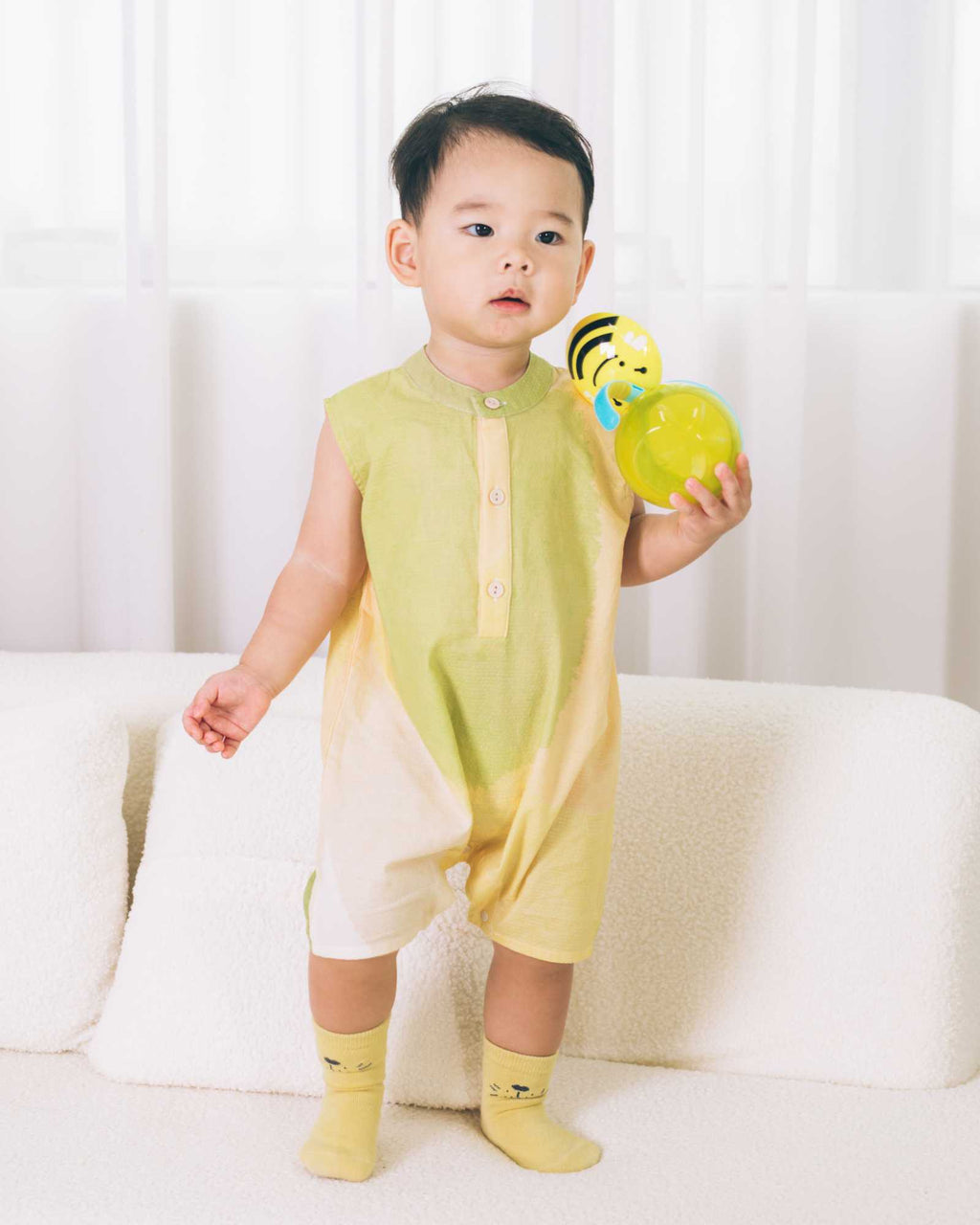 CNY 2025 Festive Baby Romper Green Infant Clothes 6 24M mimi mono SG