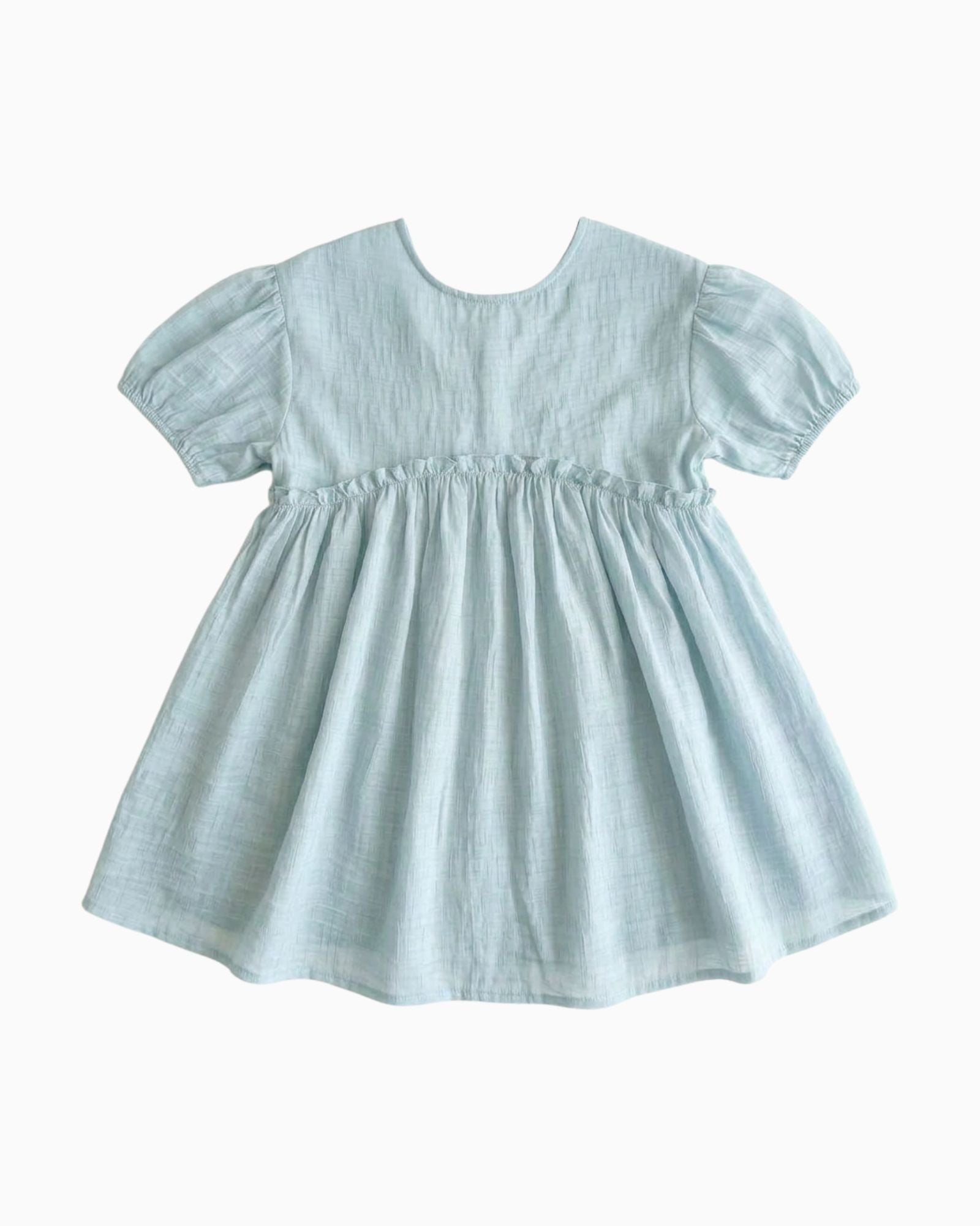 Pre-order: Breeze Reversible Girls Dress - Sky